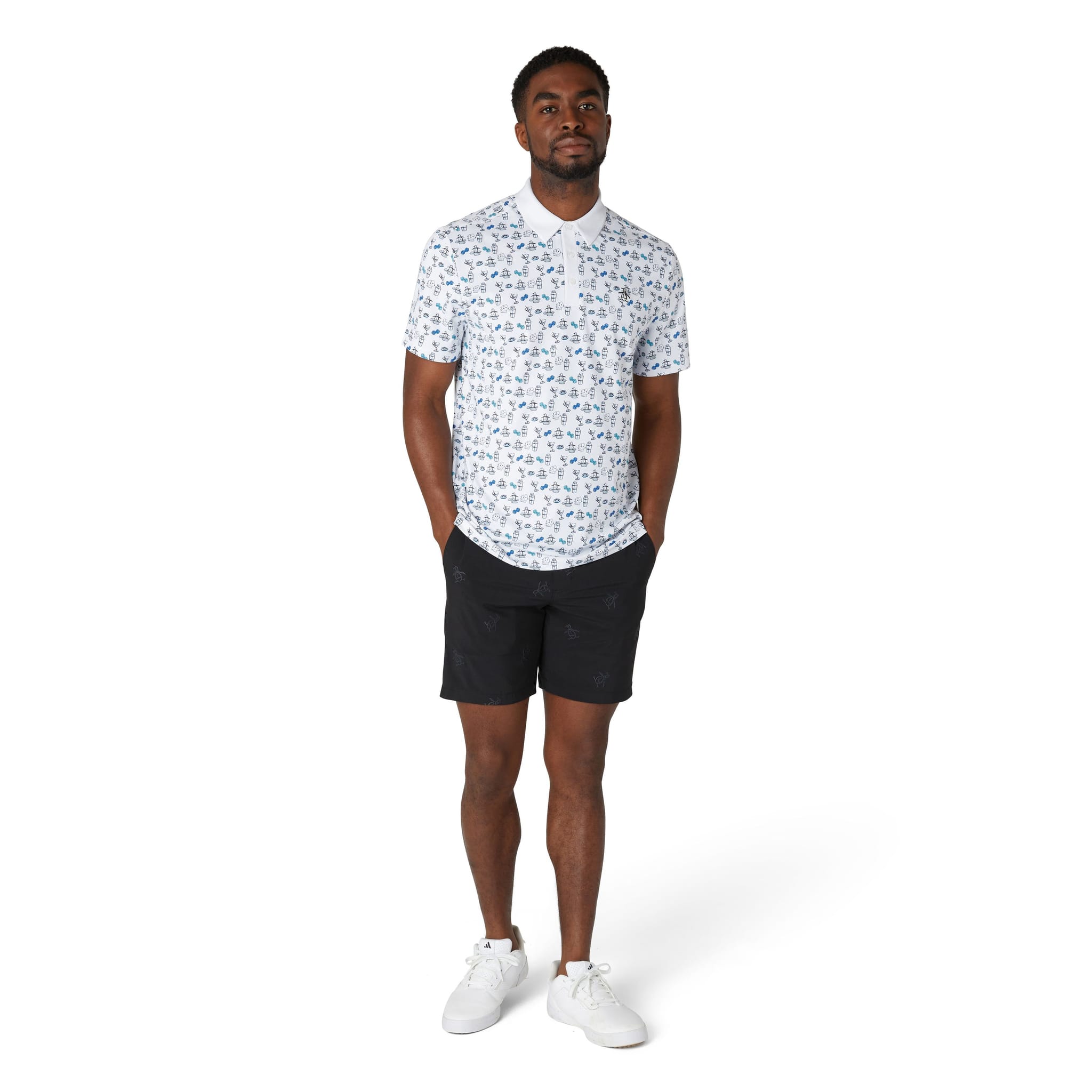 Polo da uomo con stampa integrale Original Penguin Player