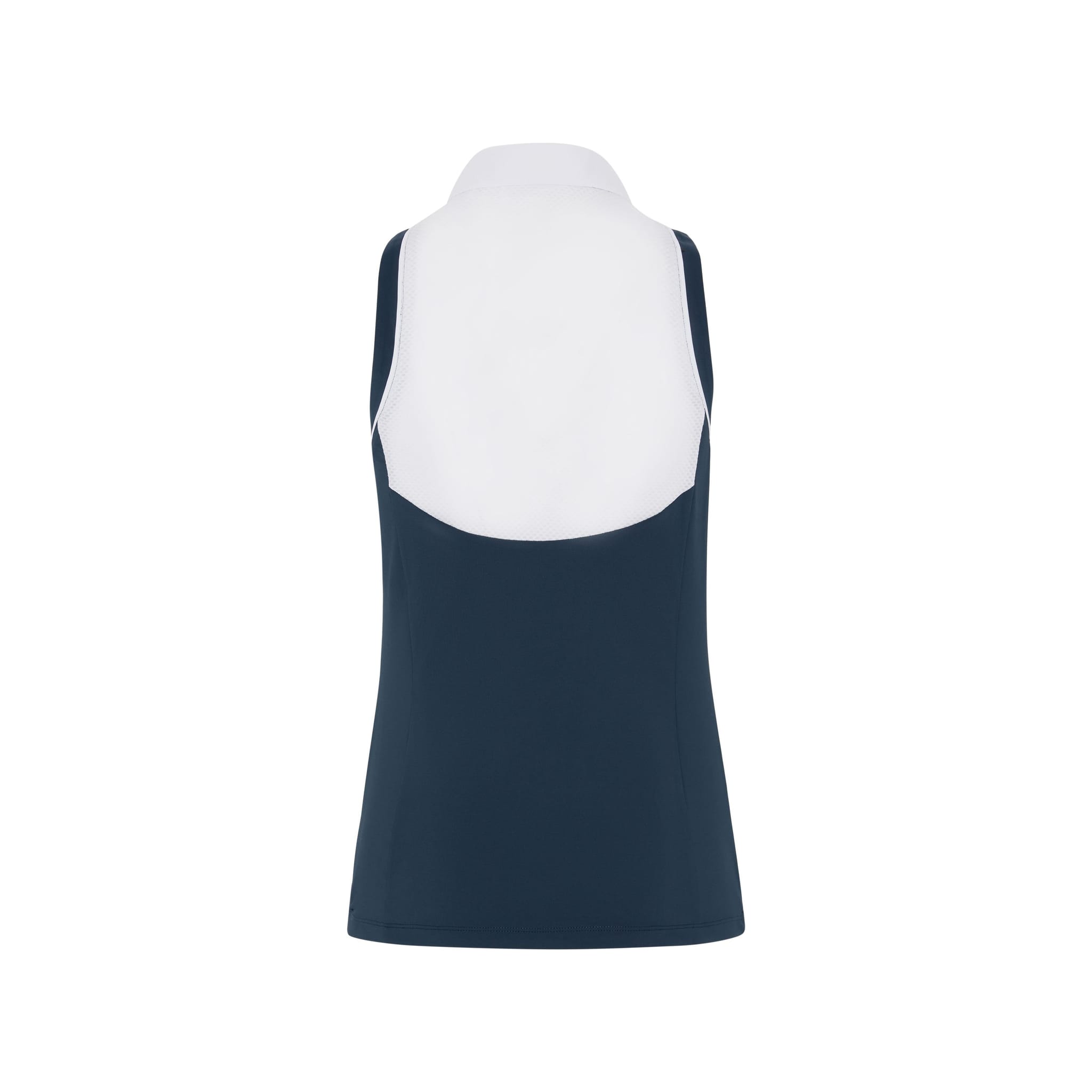 Polo senza maniche a blocchi di colore in meshback originale Penguin da donna