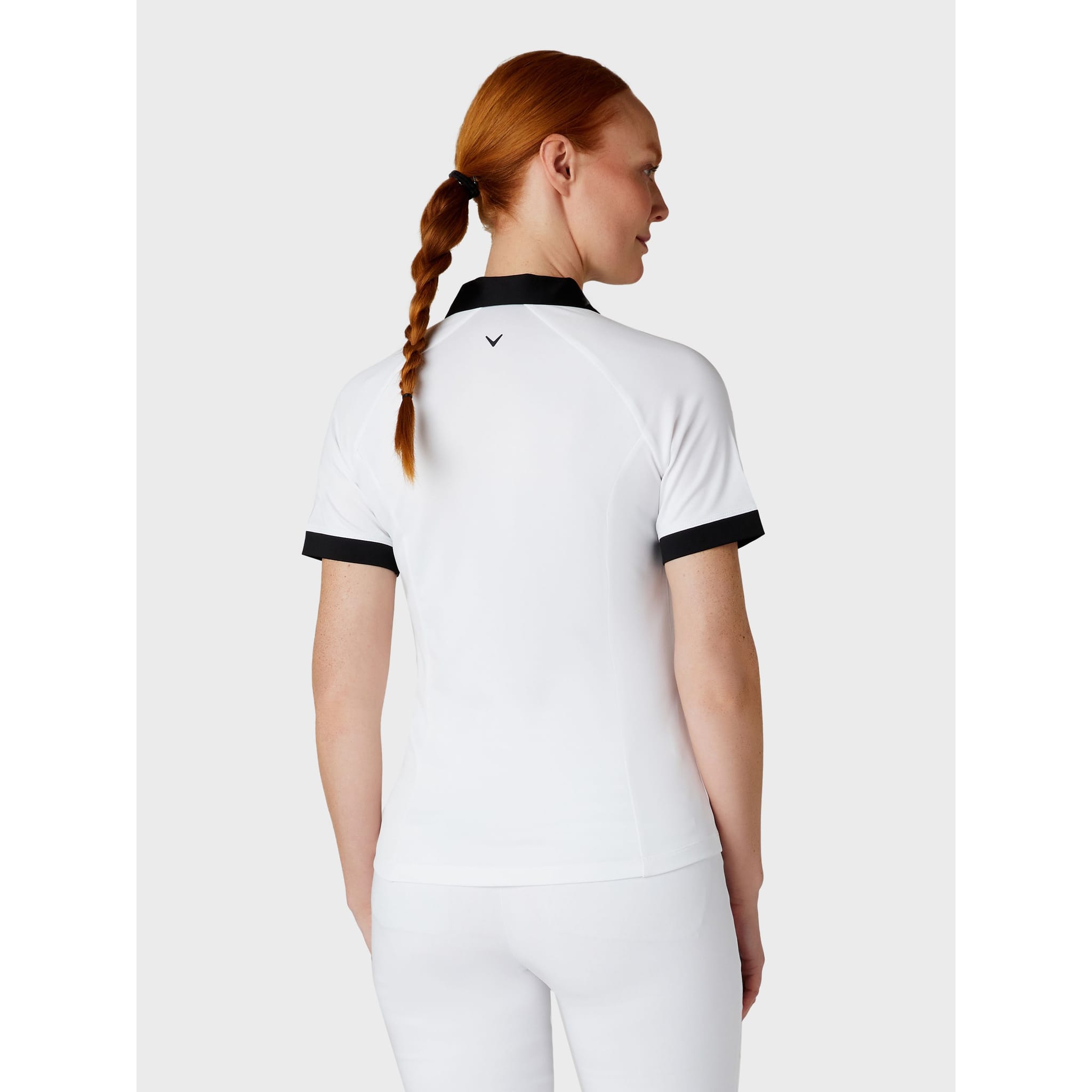 Callaway Short Sleeve V-Placket Camicia ColorBL Donna