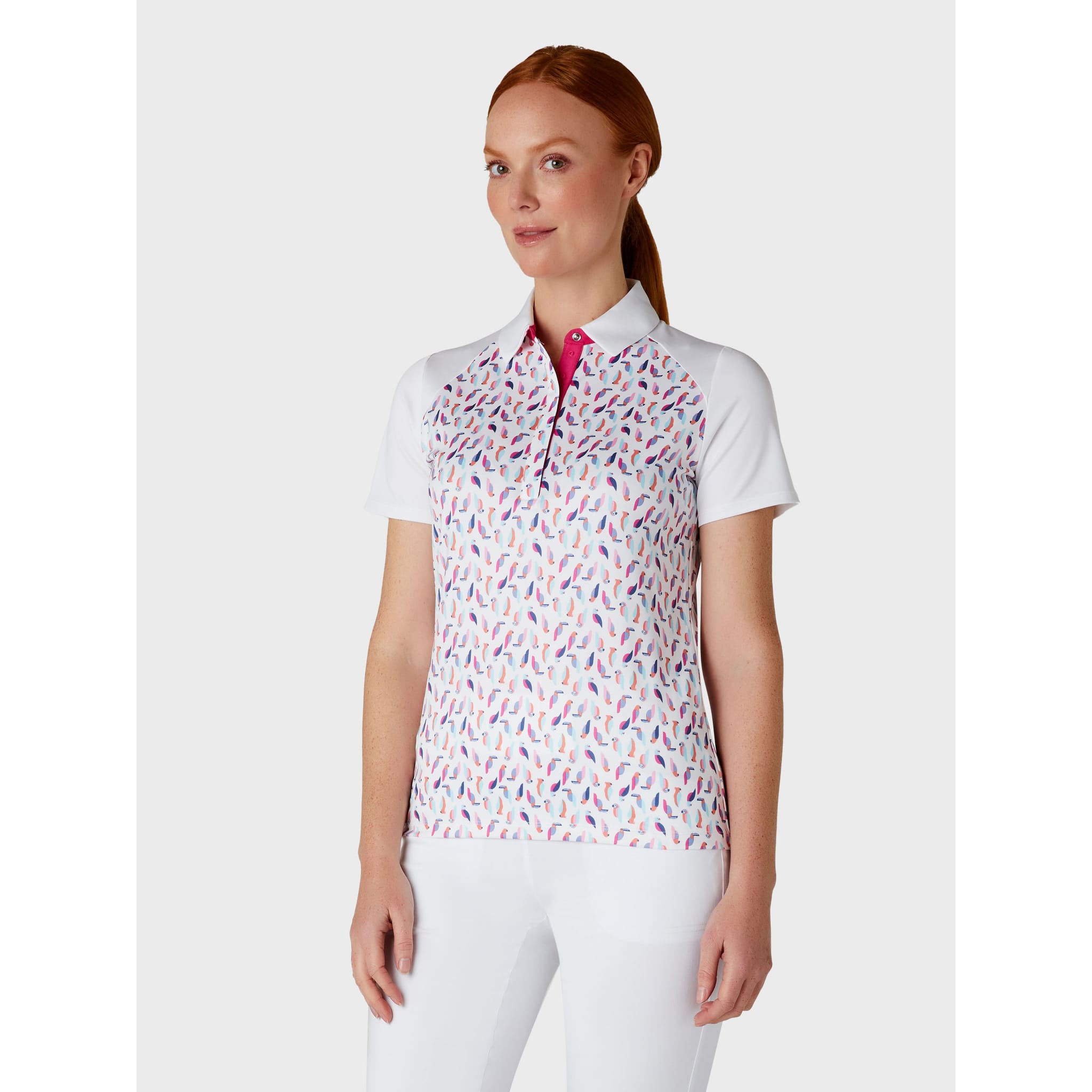 Polo Callaway Birdie/Eagle Print da donna