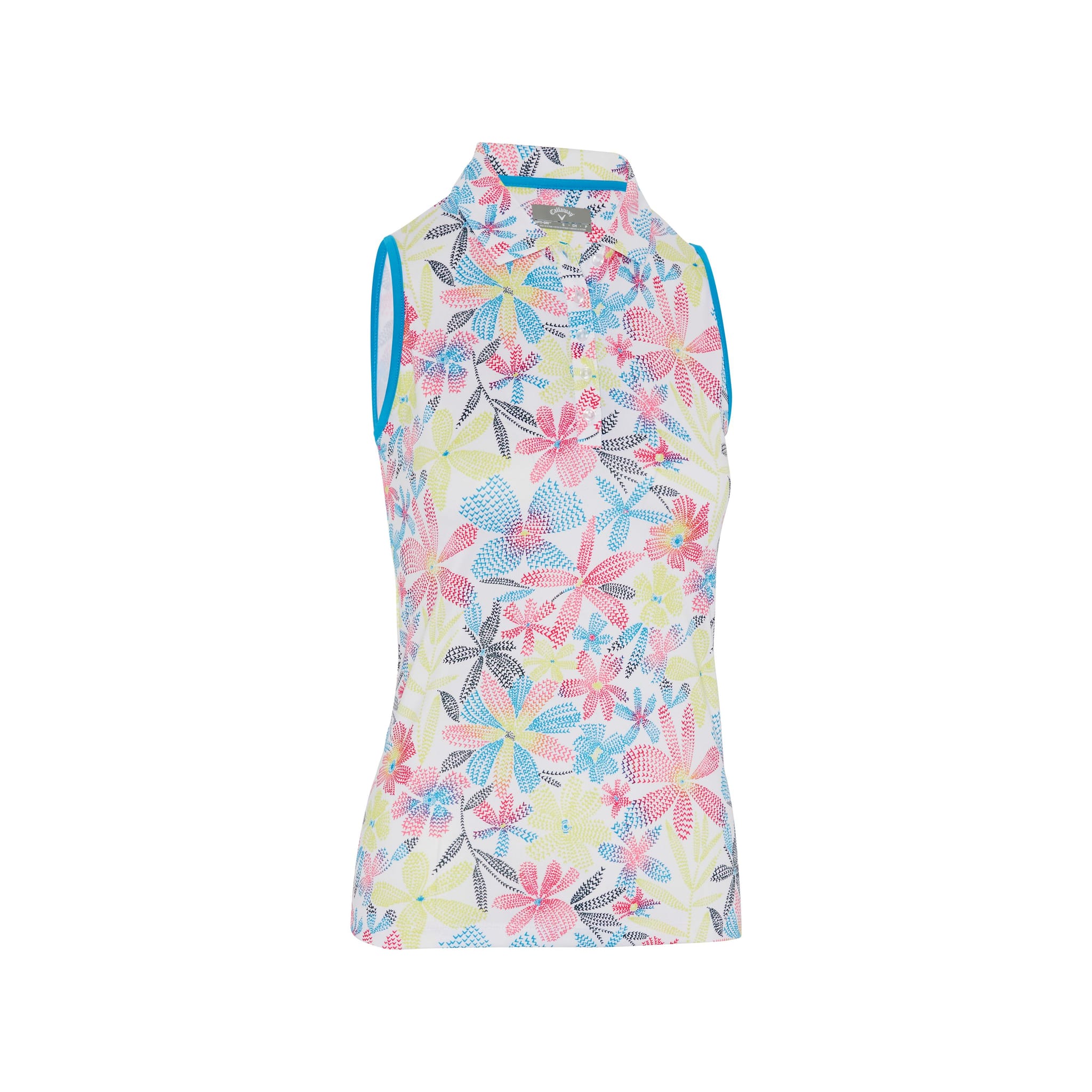 Callaway Chev Foral Camicia senza maniche da donna