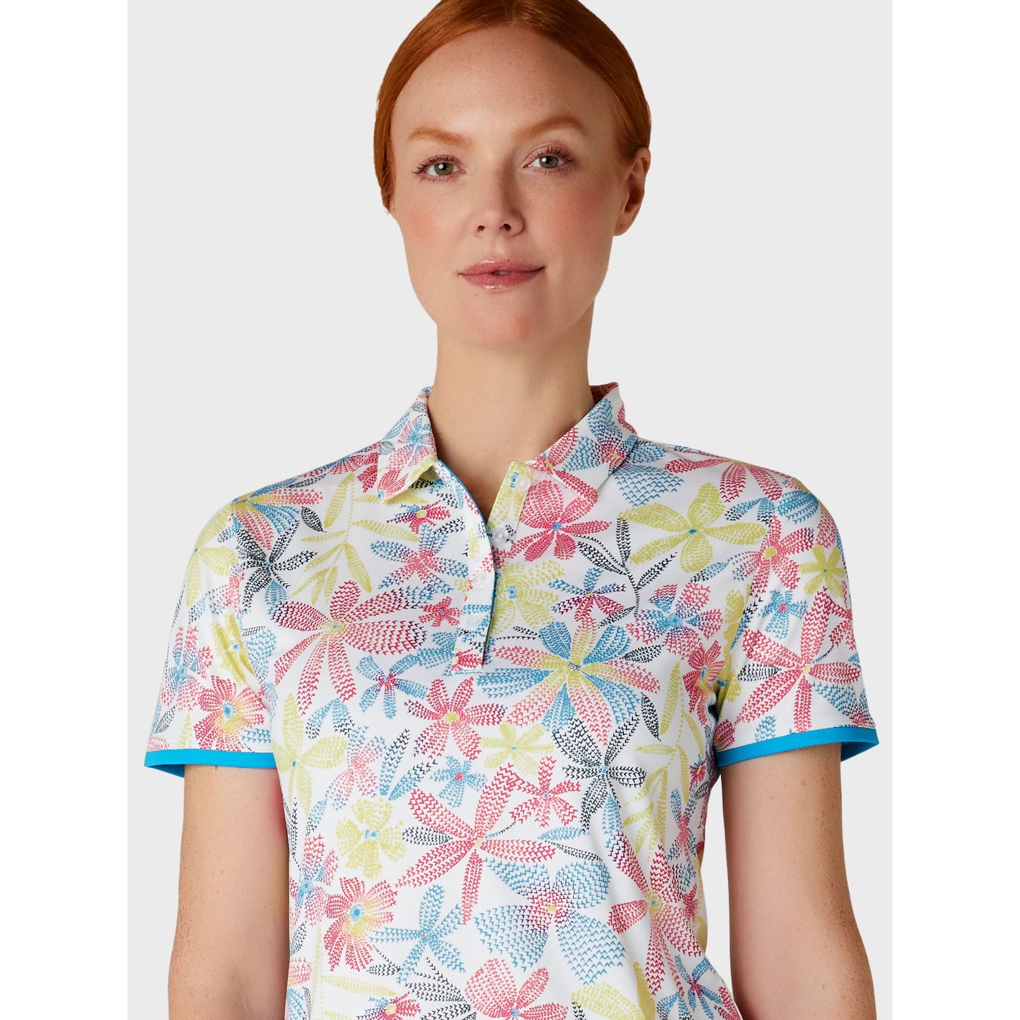 Camicia Callaway Allover Chev Flor da donna