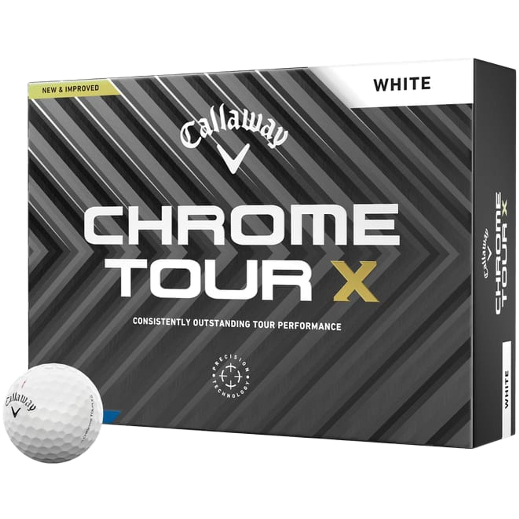 Callaway Chrome Tour X [confezione da 12] palline da golf (2024)