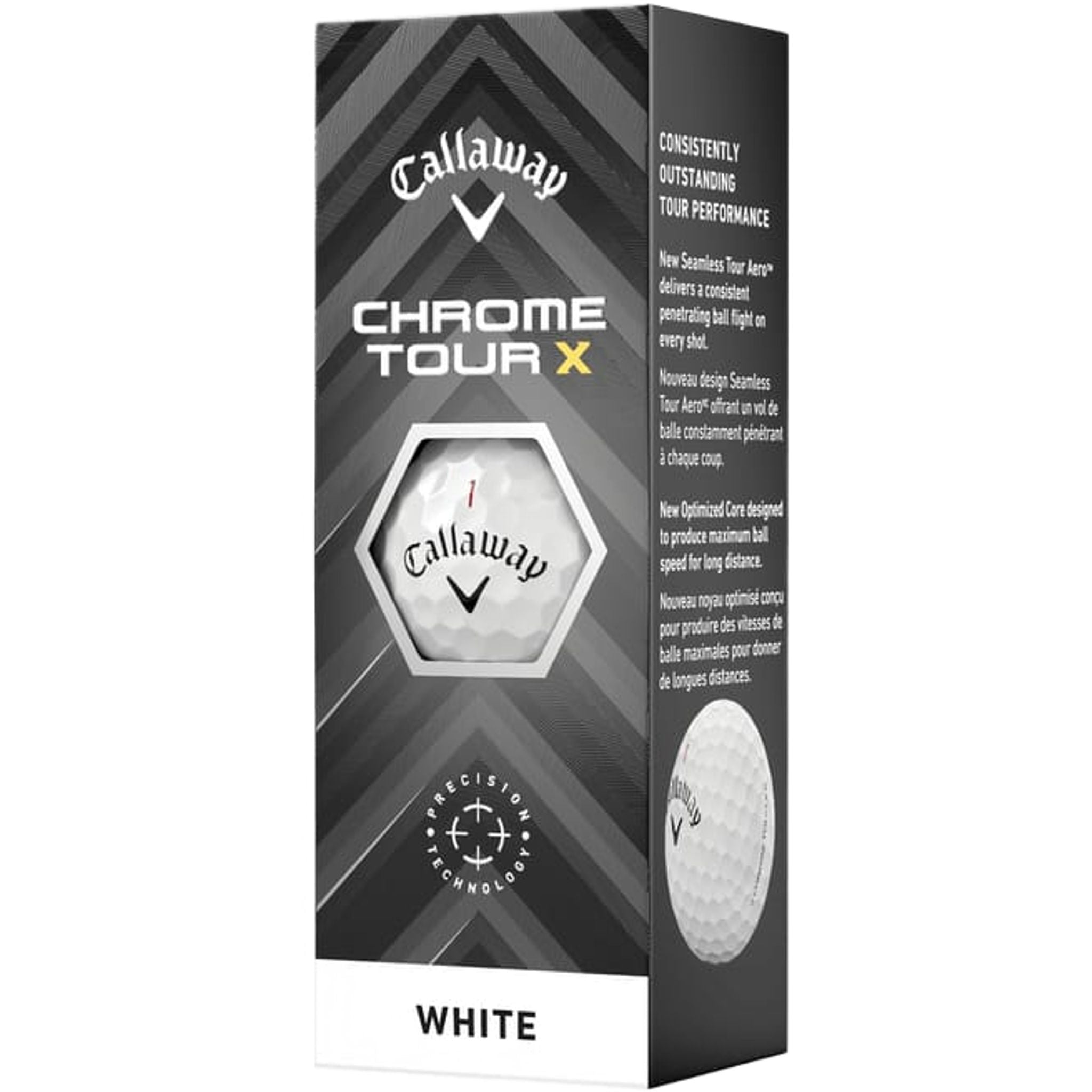 Callaway Chrome Tour X [confezione da 12] palline da golf (2024)