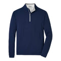 Maglione elasticizzato con cerniera 1/4 Perth di Peter Millar da uomo