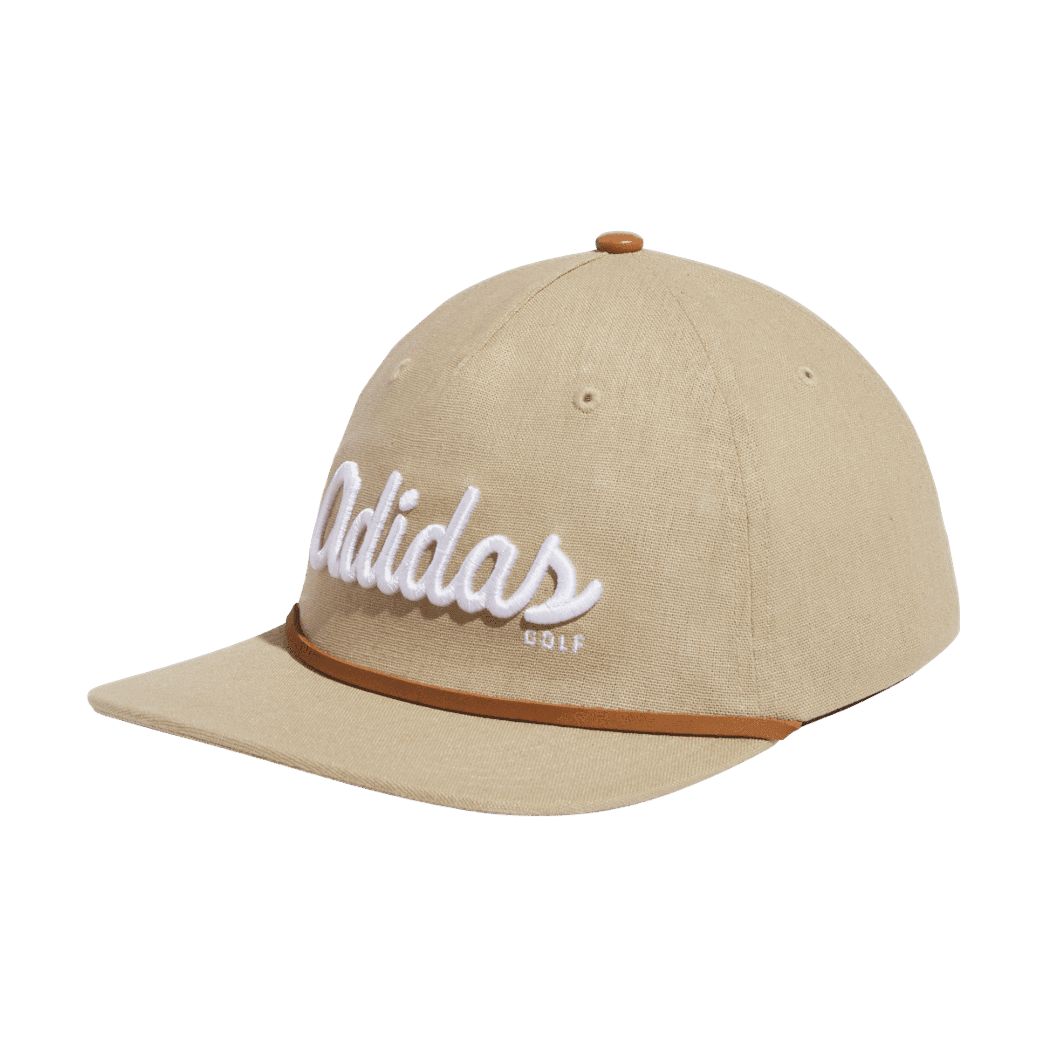 Cappello da golf Adidas con scritta a 5 pannelli da uomo