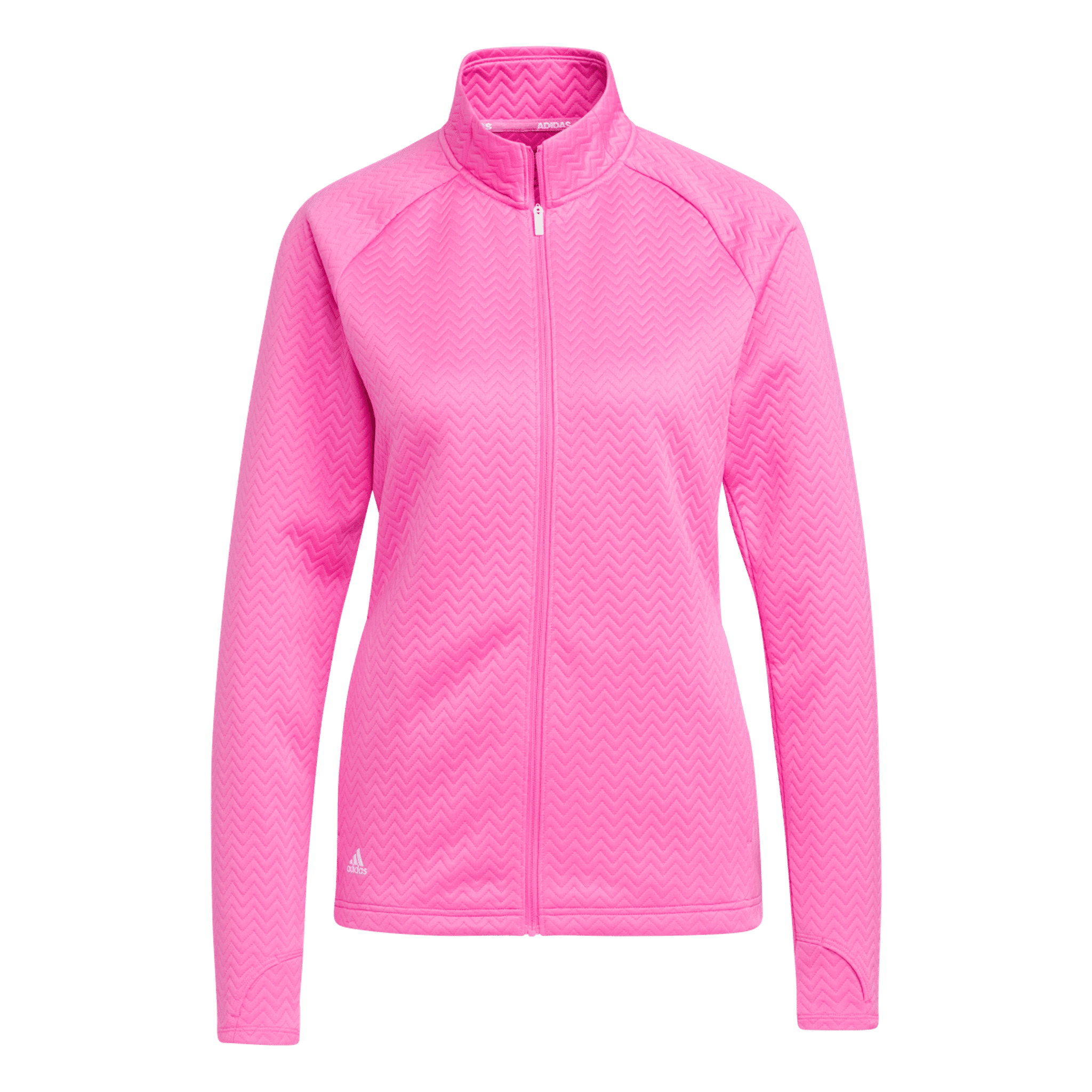 Adidas W Texture Full Zip Layer Rosa Donna