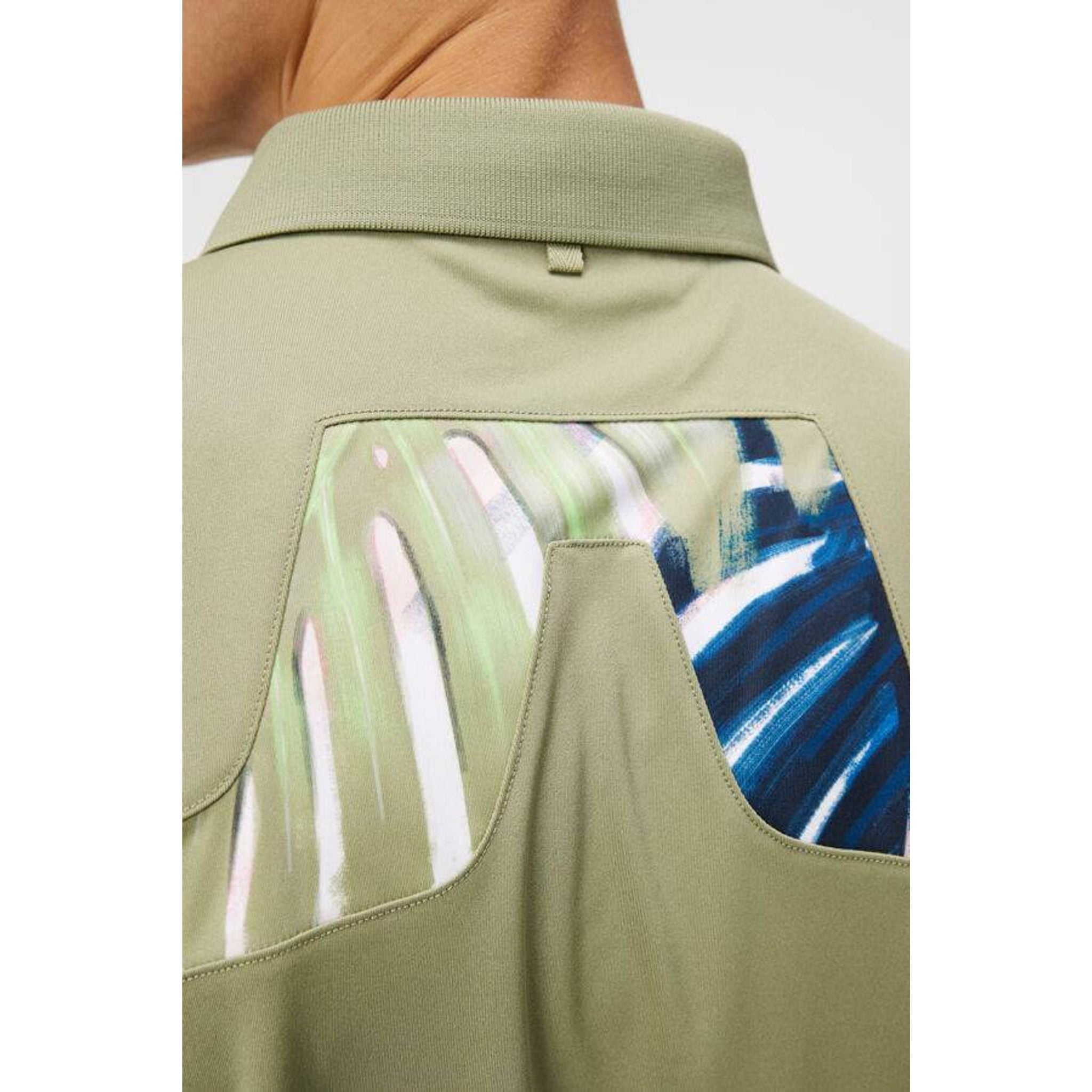 Polo da uomo con stampa vestibilità regolare J. Lindeberg KV