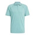 Polo Adidas Equipment Zipper Pique SS Menta Uomo