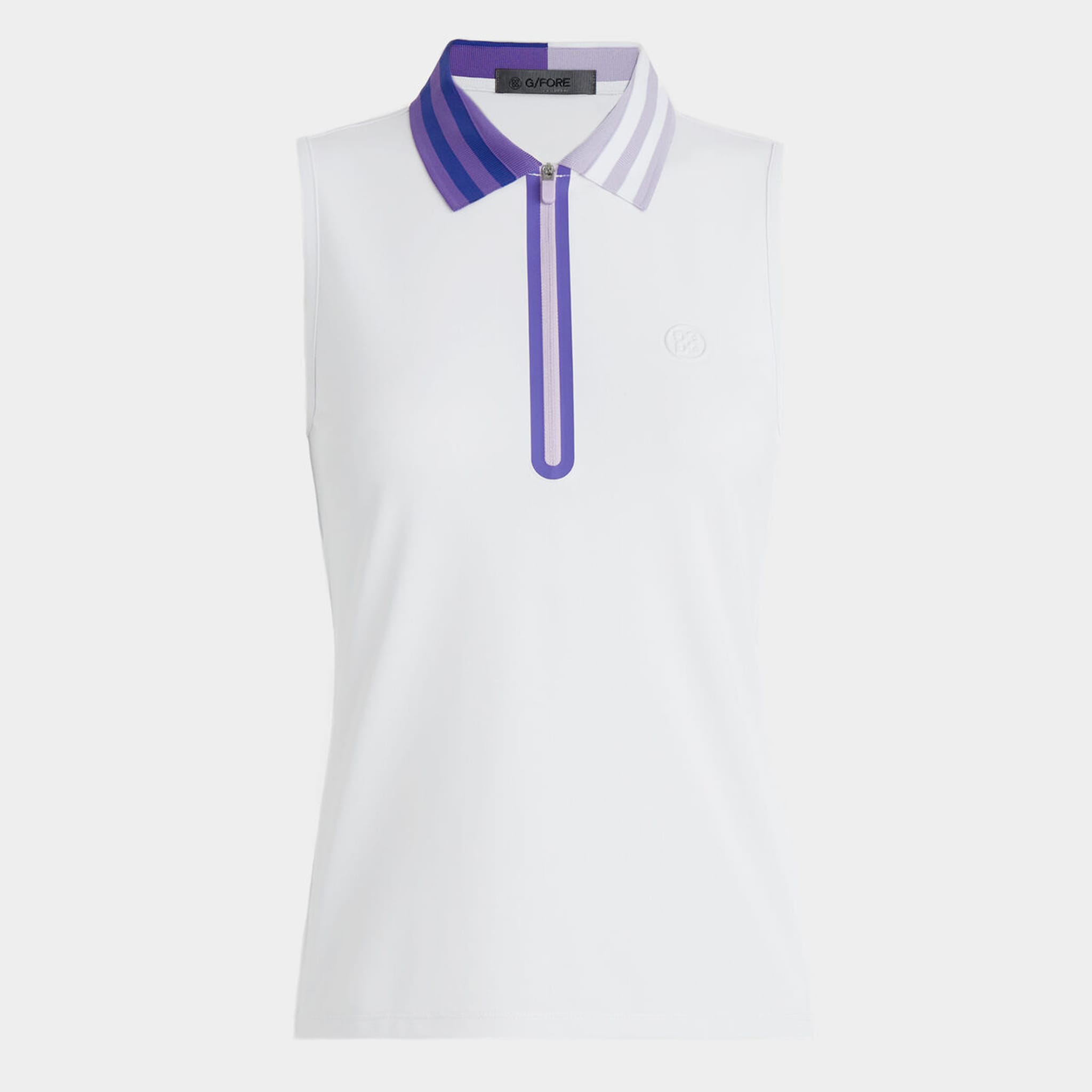 Polo senza maniche GFORE 1/4 Zip Tech Pique da donna