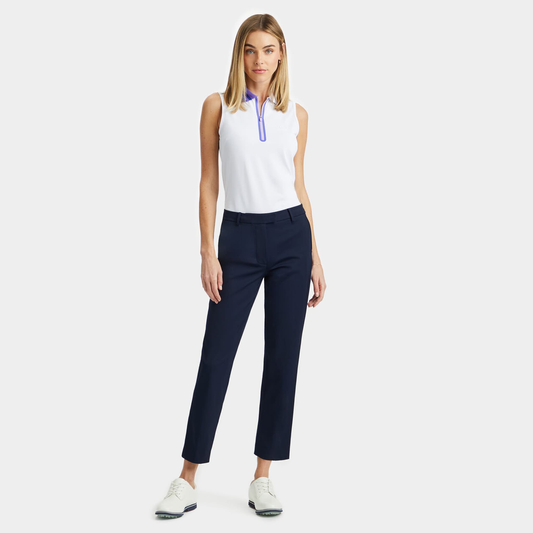 Polo senza maniche GFORE 1/4 Zip Tech Pique da donna