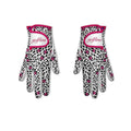 Guanto da golf Golfline W rosa leopardato da donna LH S da donna