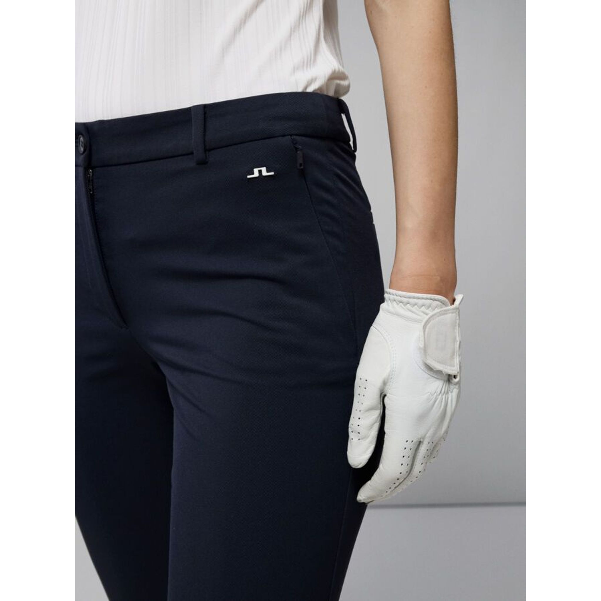 Pantaloni da golf in twill di pile J. Lindeberg Lei da donna