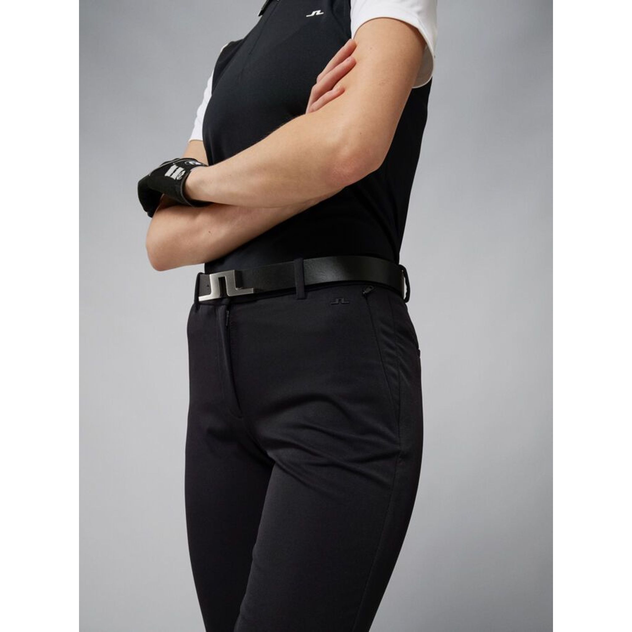 Pantaloni da golf in twill di pile J. Lindeberg Lei da donna