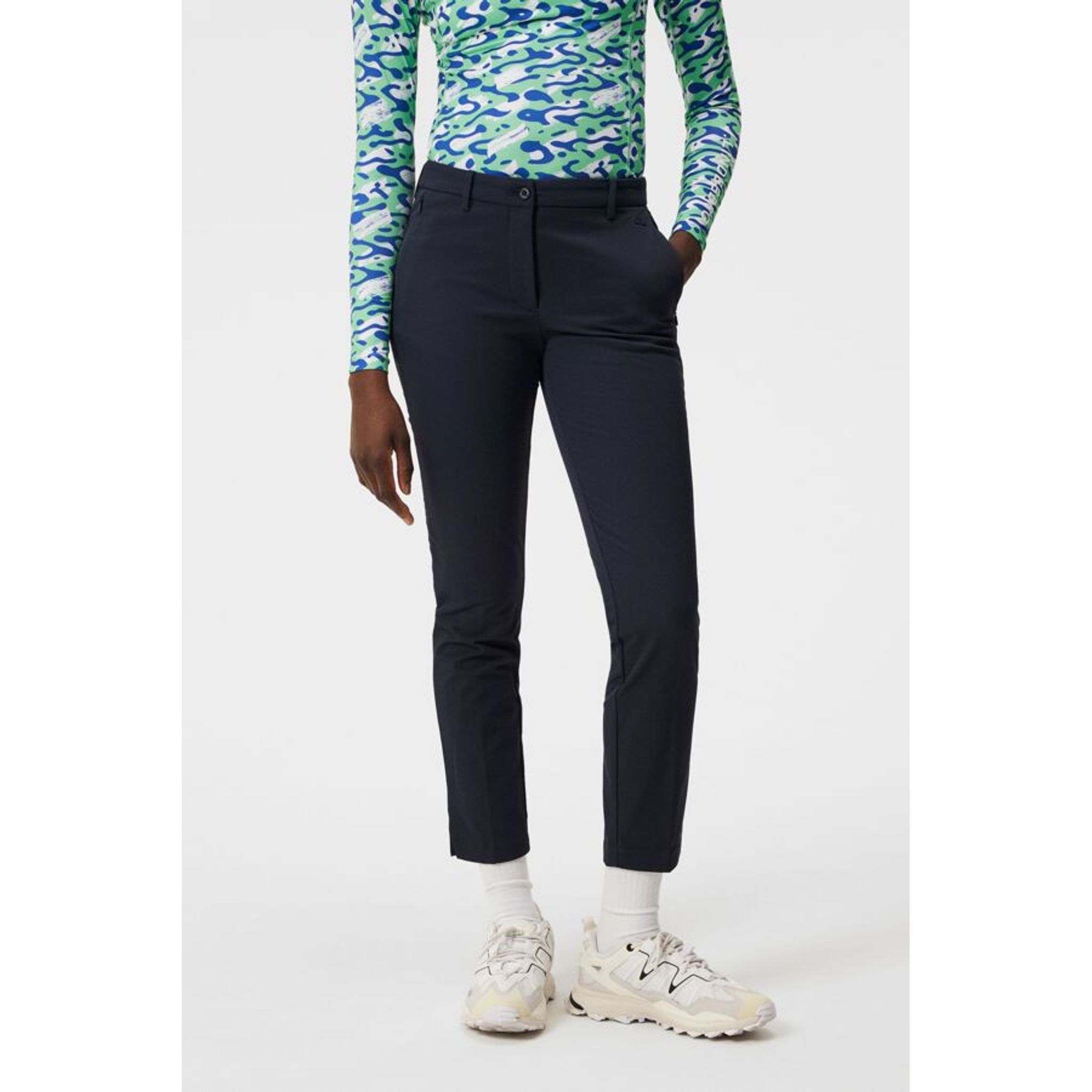 Pantaloni da golf in twill di pile J. Lindeberg Lei da donna
