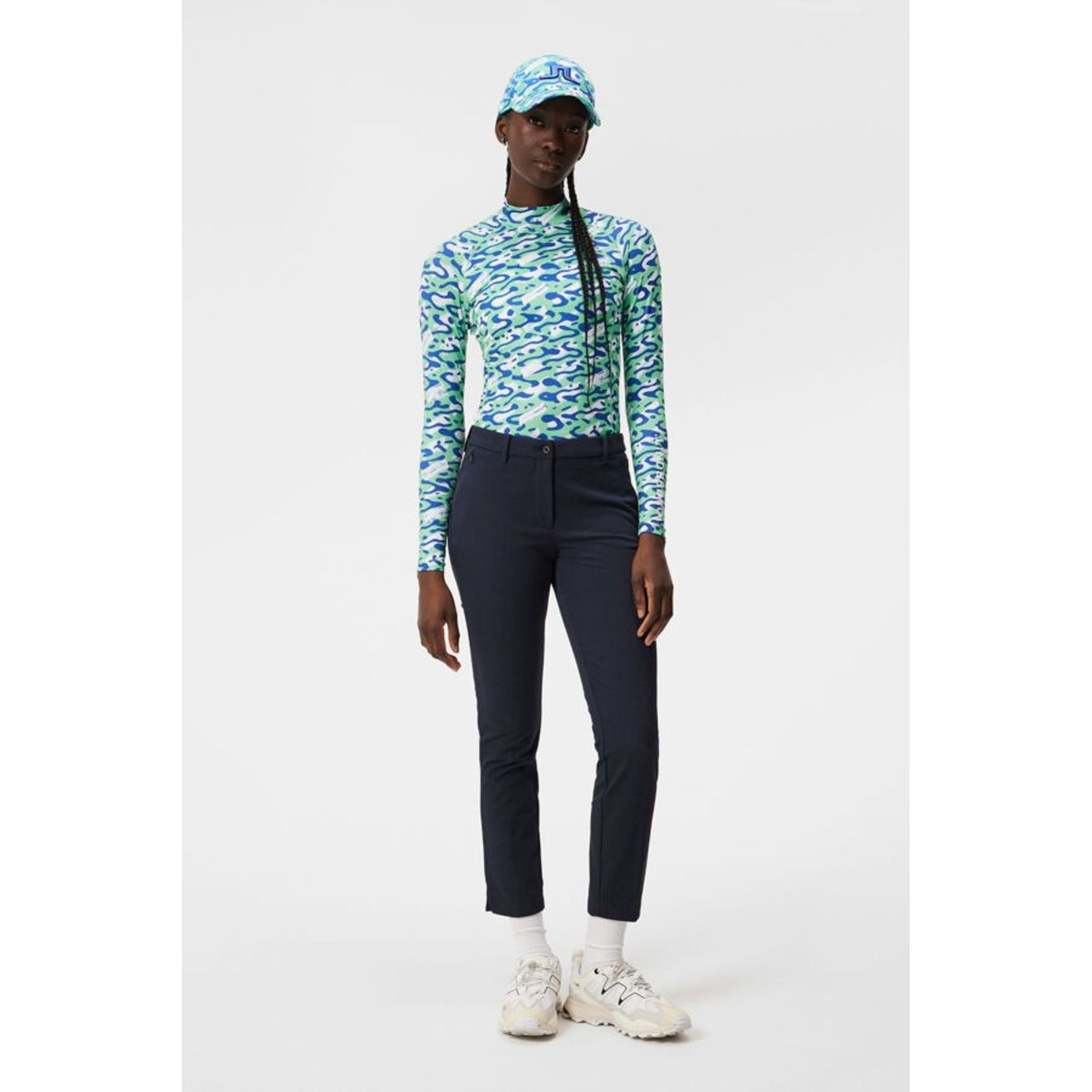 Pantaloni da golf in twill di pile J. Lindeberg Lei da donna