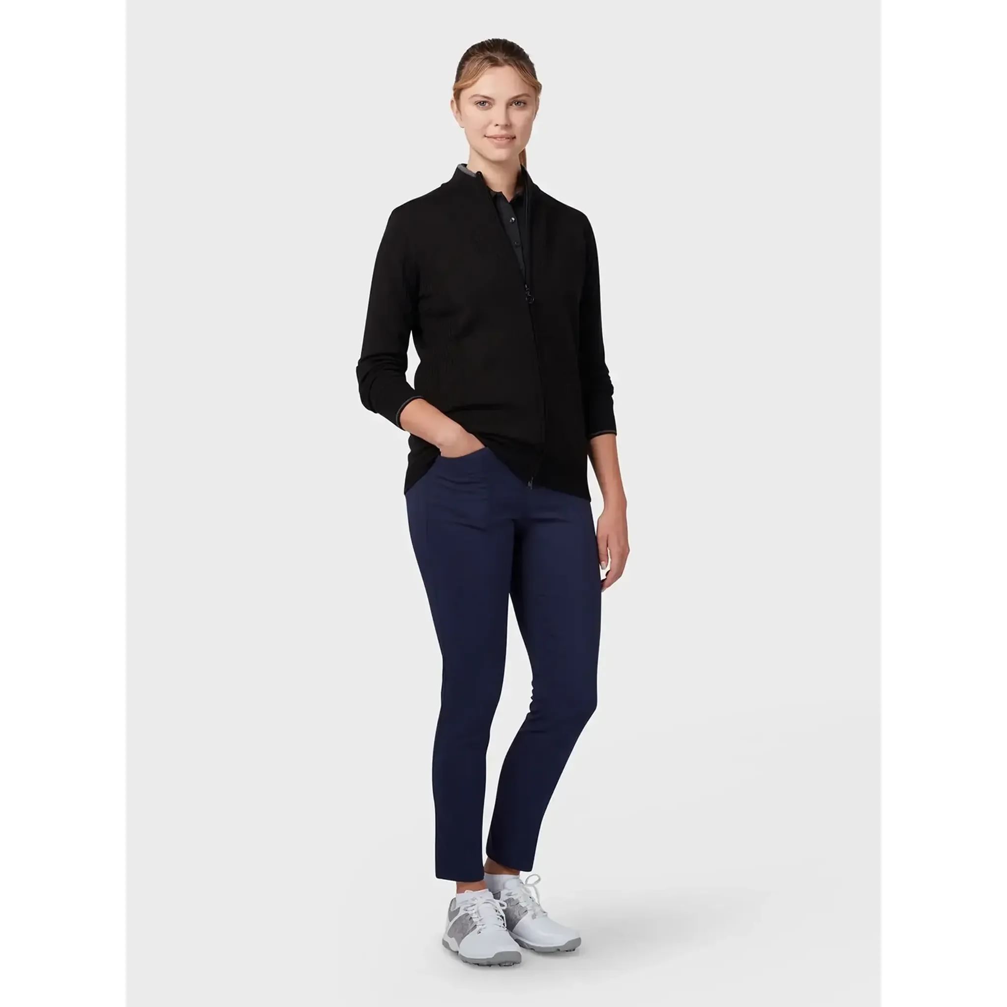 Giacca Windstopper da donna con zip intera foderata Callaway