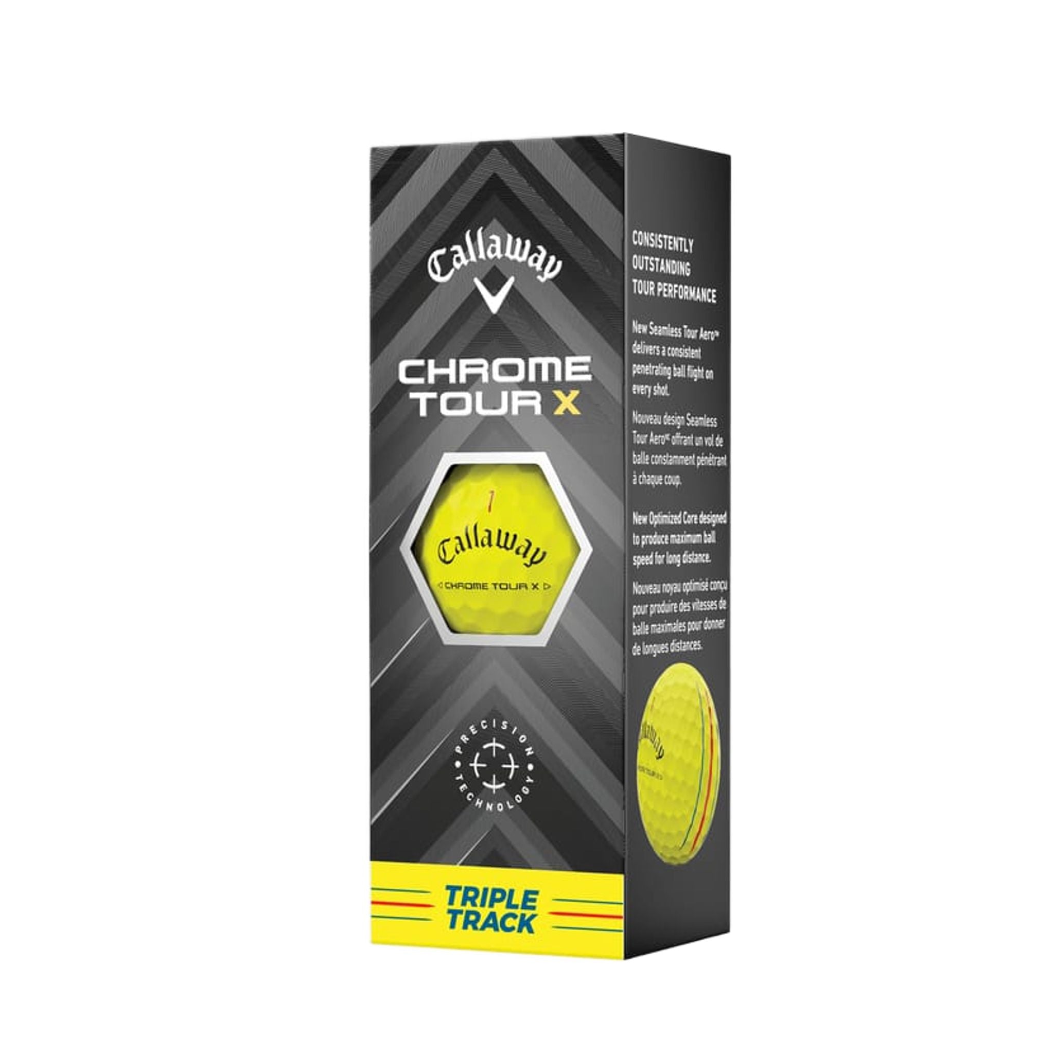 Palline da golf Callaway Chrome Soft Tour X Triple Track [confezione da 12] (2024)