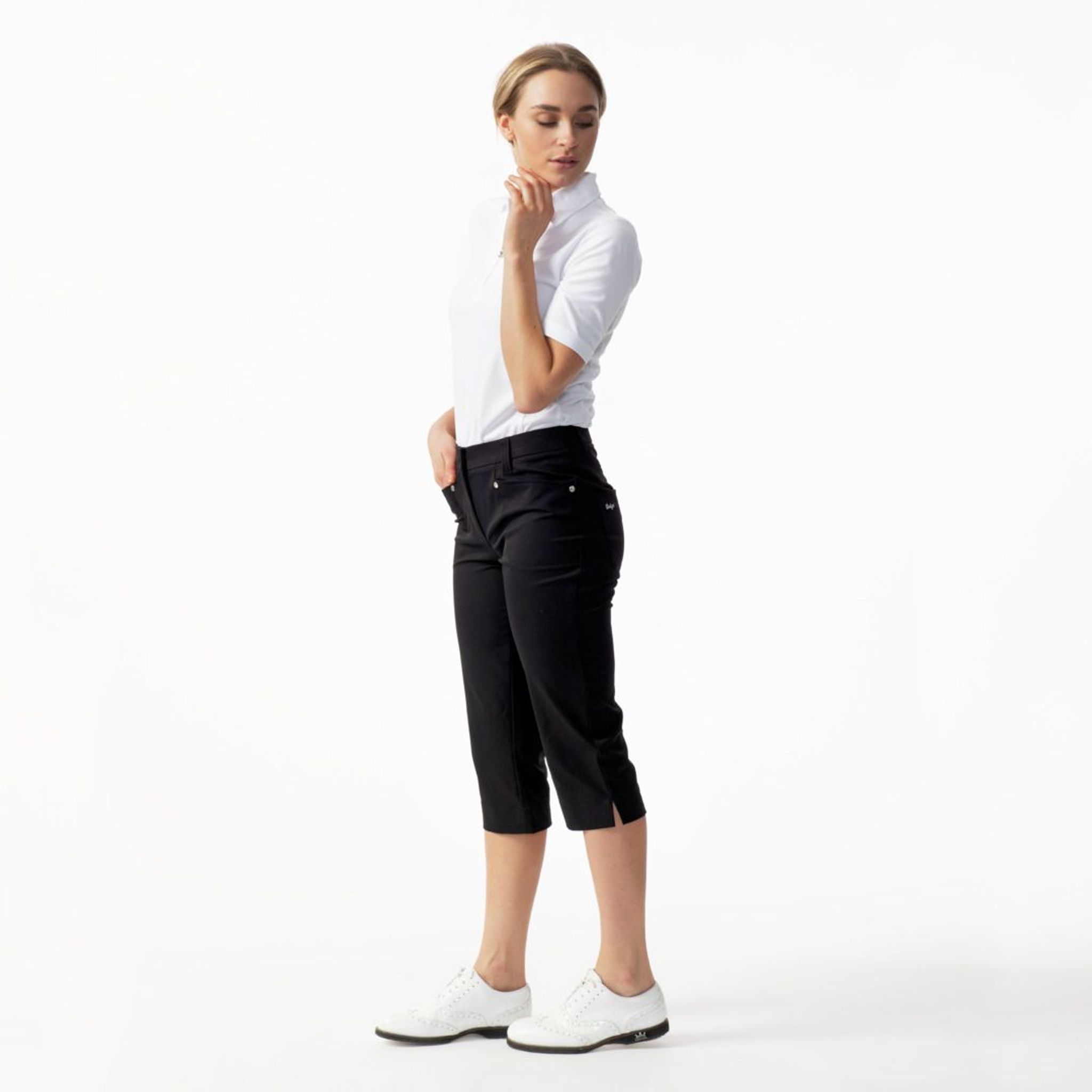 Polo da golf a mezza manica Macy Daily Sports da donna