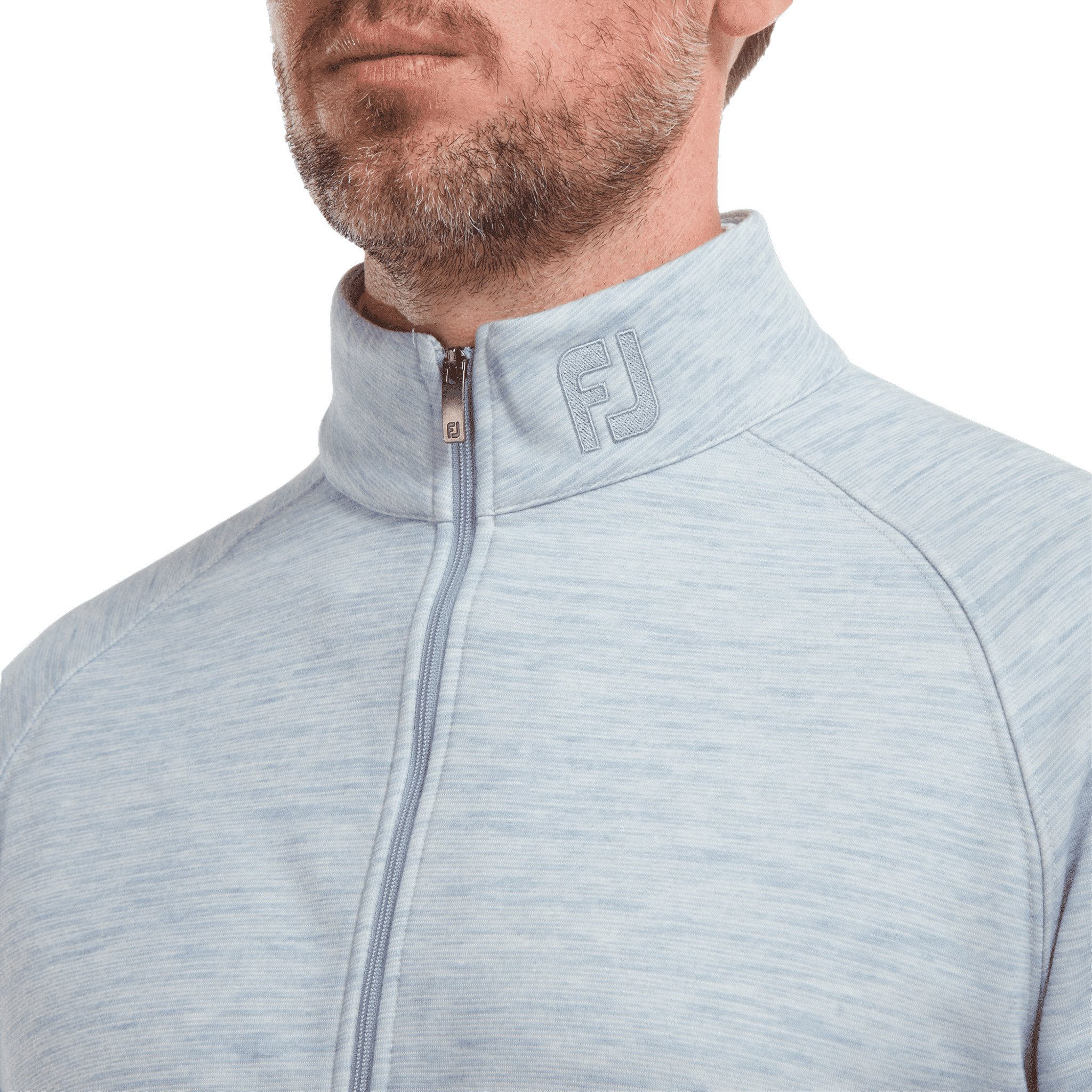 Strato intermedio con zip intera Footjoy Space Dye da uomo