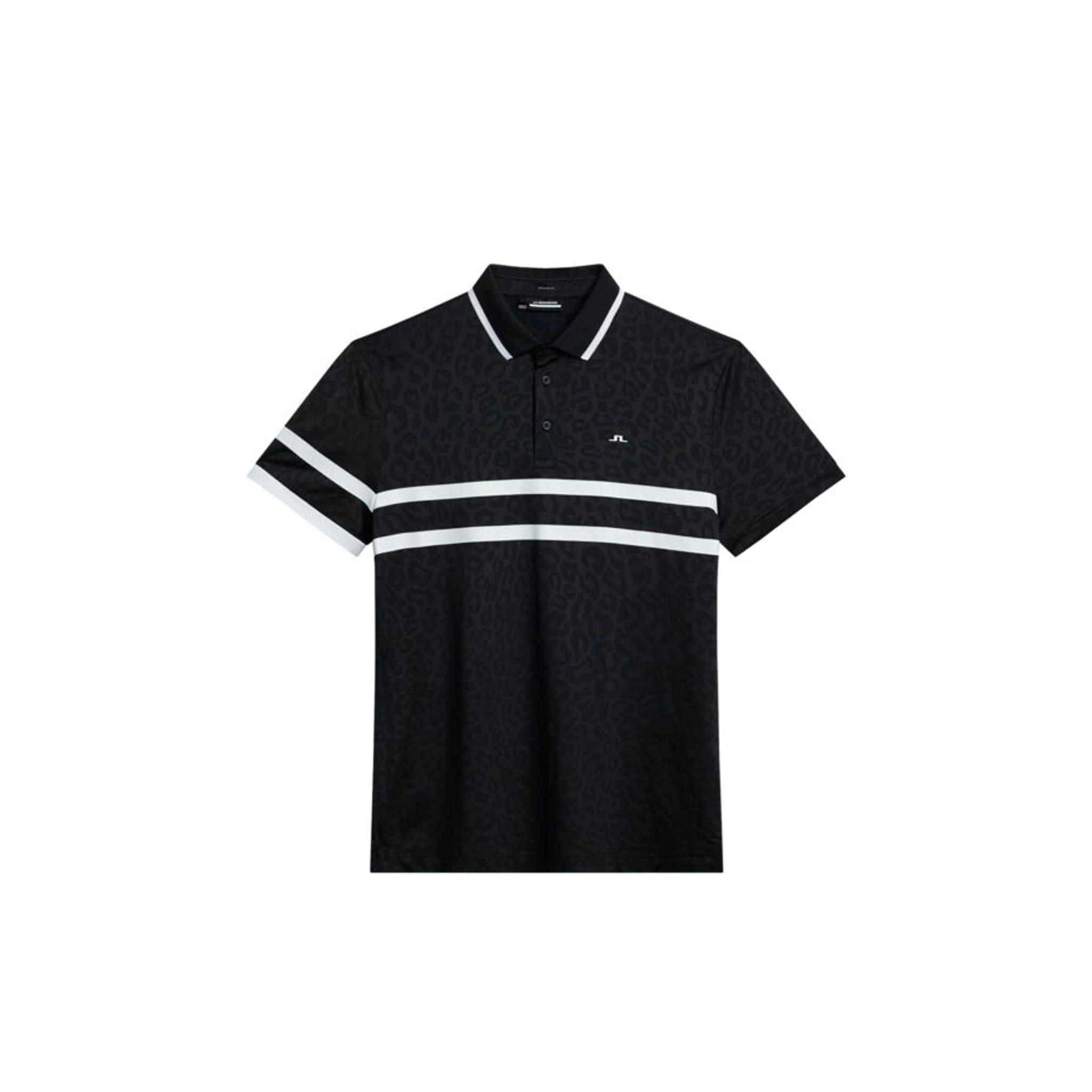 Polo J. Lindeberg Boswell Regular Jacquard da Uomo