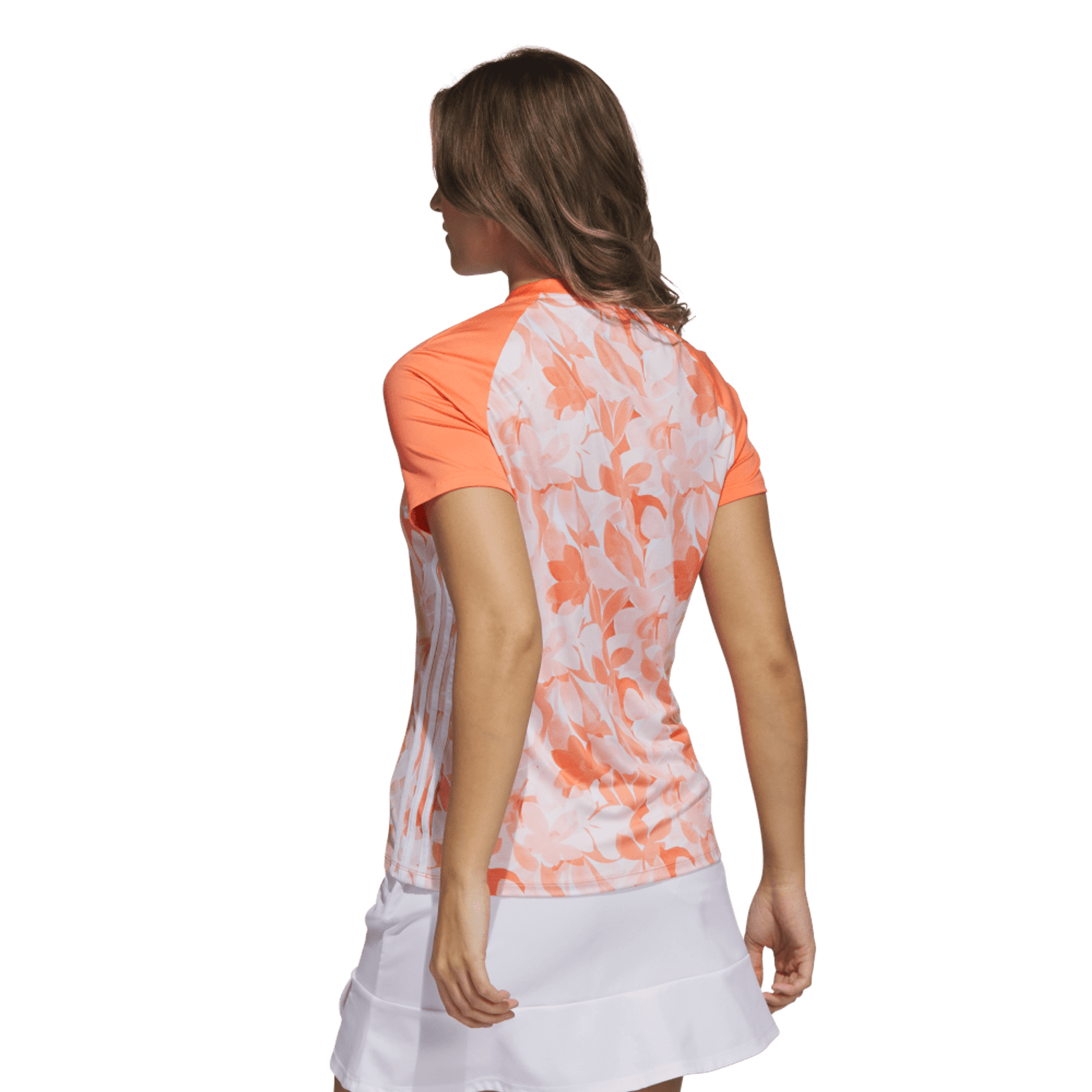 Adidas Floral SS P Polo Donna Corallo XL Donna