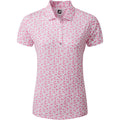 Polo da donna con stampa floreale Footjoy