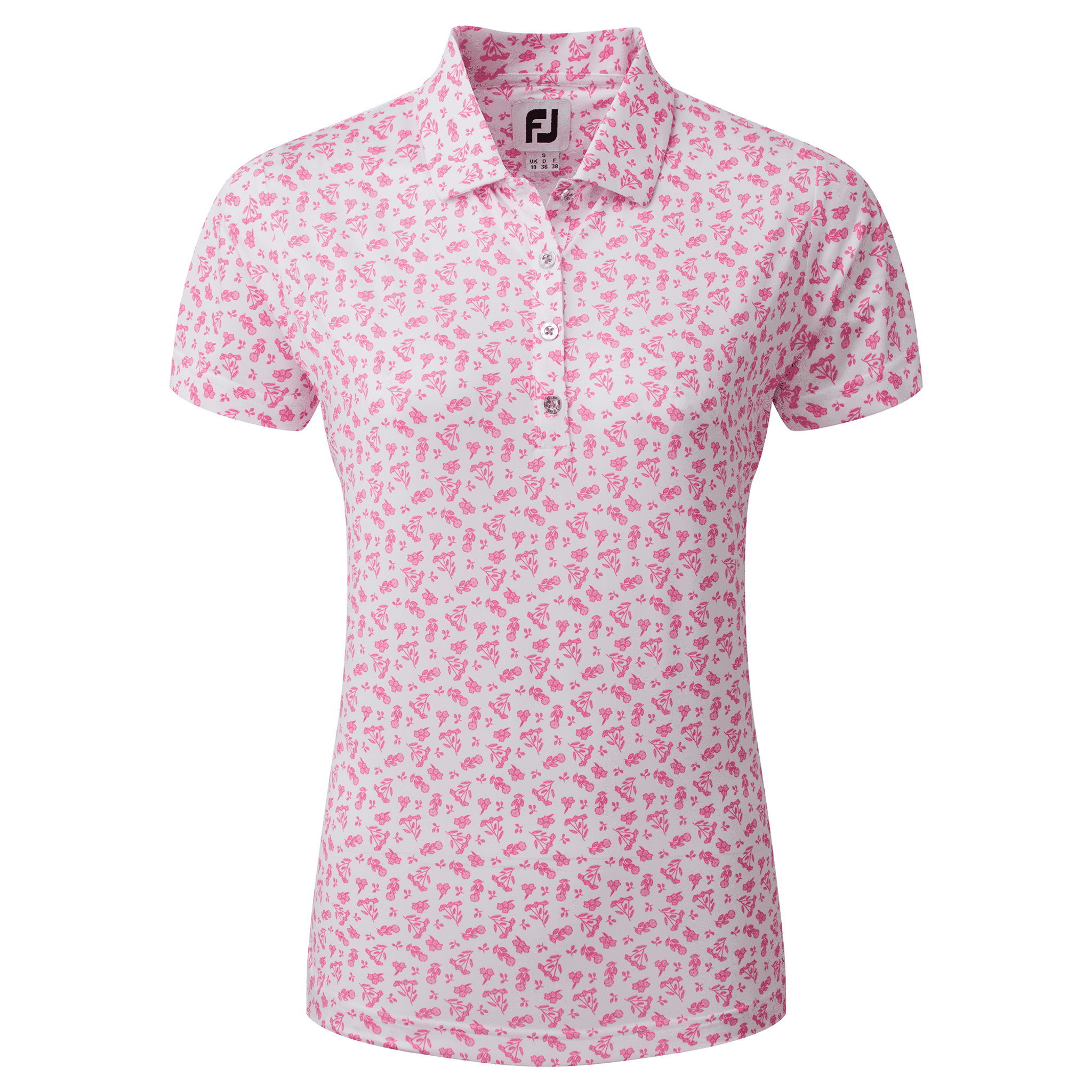 Polo da donna con stampa floreale Footjoy