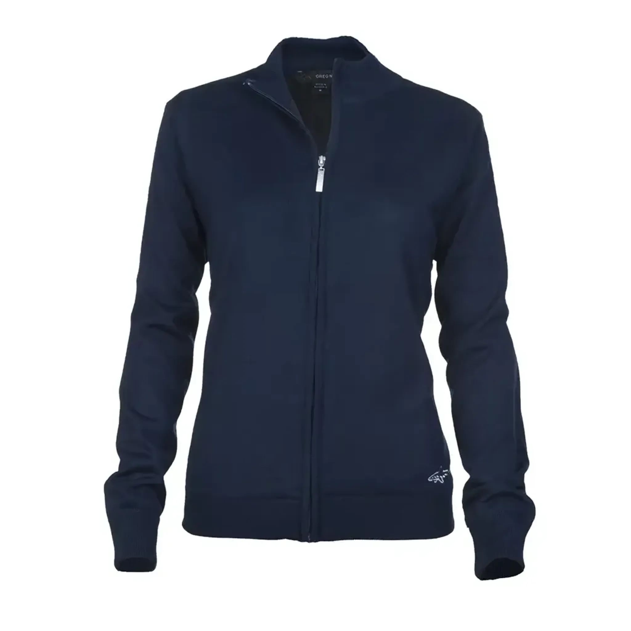 Maglione con zip intera foderato Greg Norman da donna