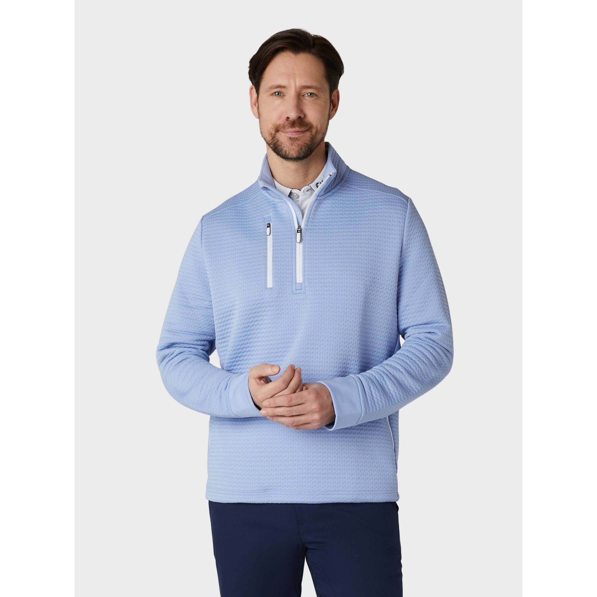 Pile Callaway Midweight Textured 1/4 Zip Uomo