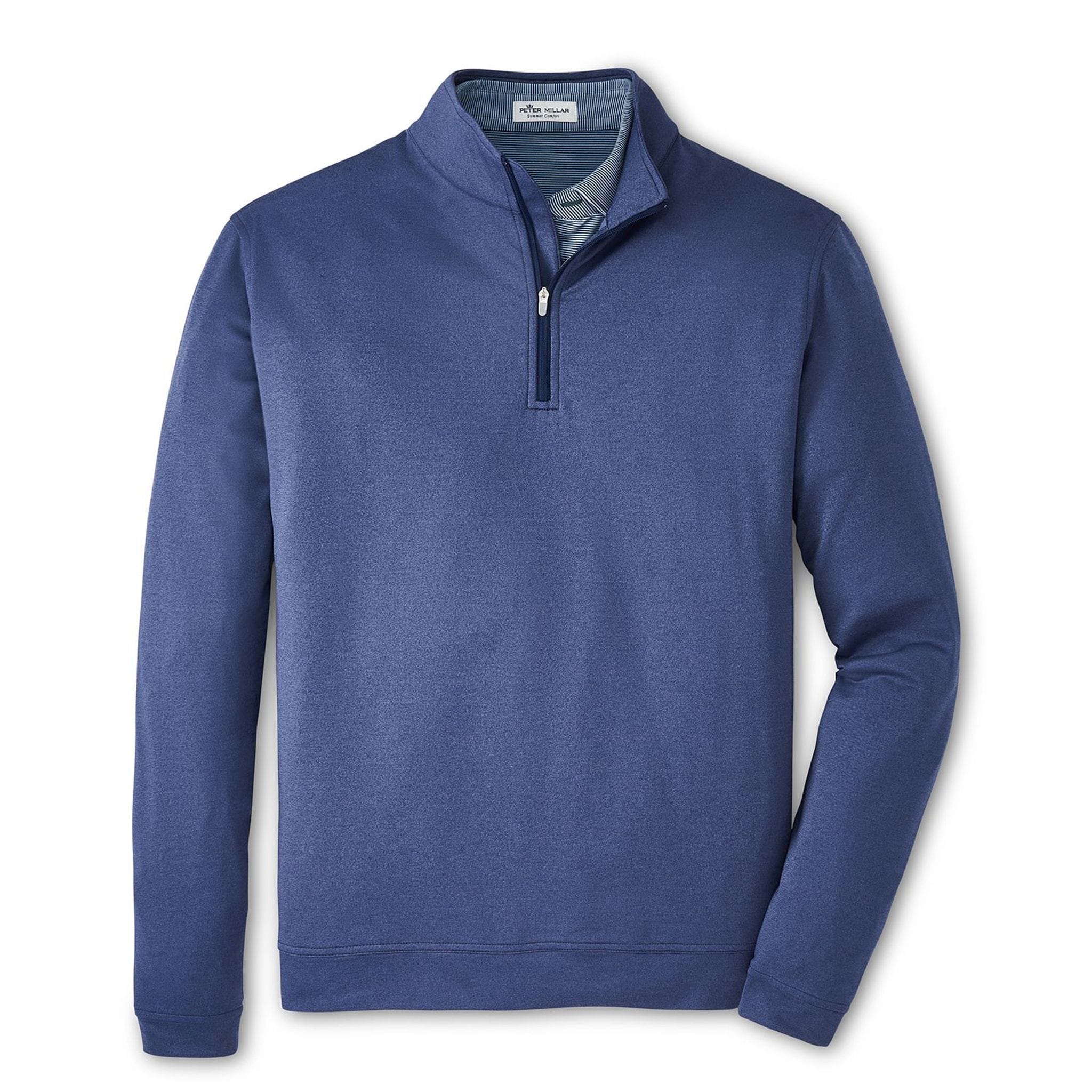 Peter Millar Perth Melange Performance 1/4-Zip Maglione Uomo
