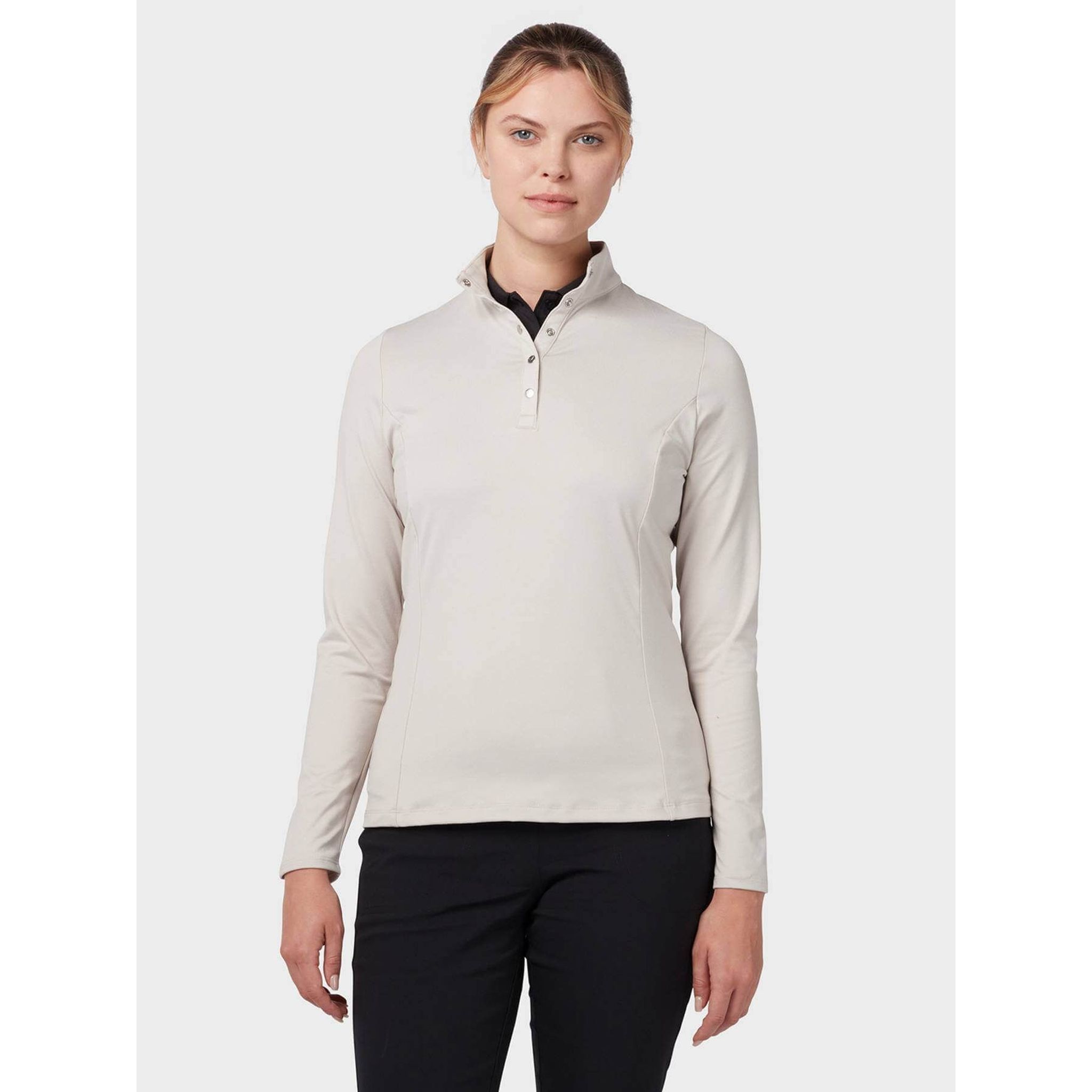 Polo in pile termico Callaway LS da donna