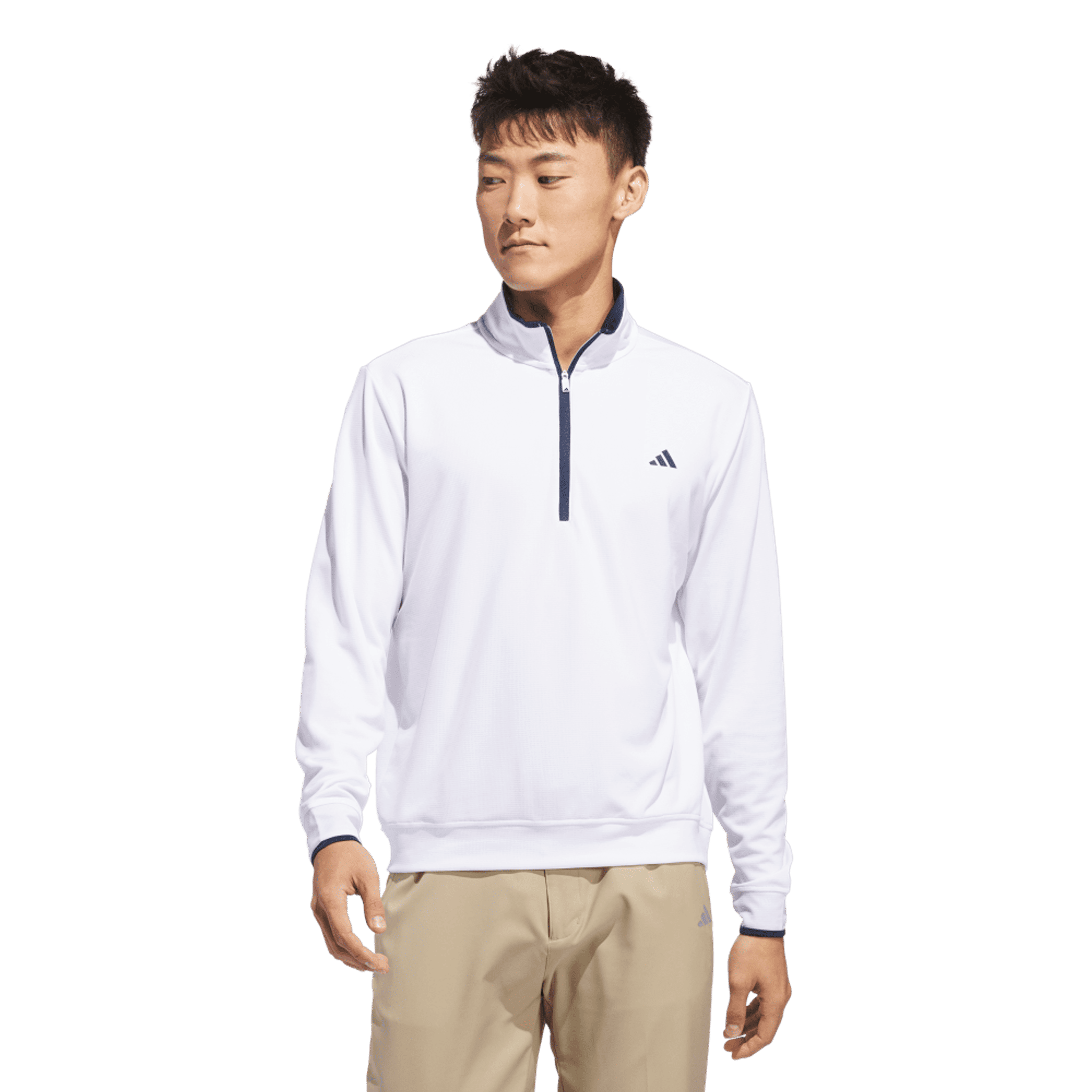 Adidas UPF Maglione leggero con zip a 1/4 da uomo