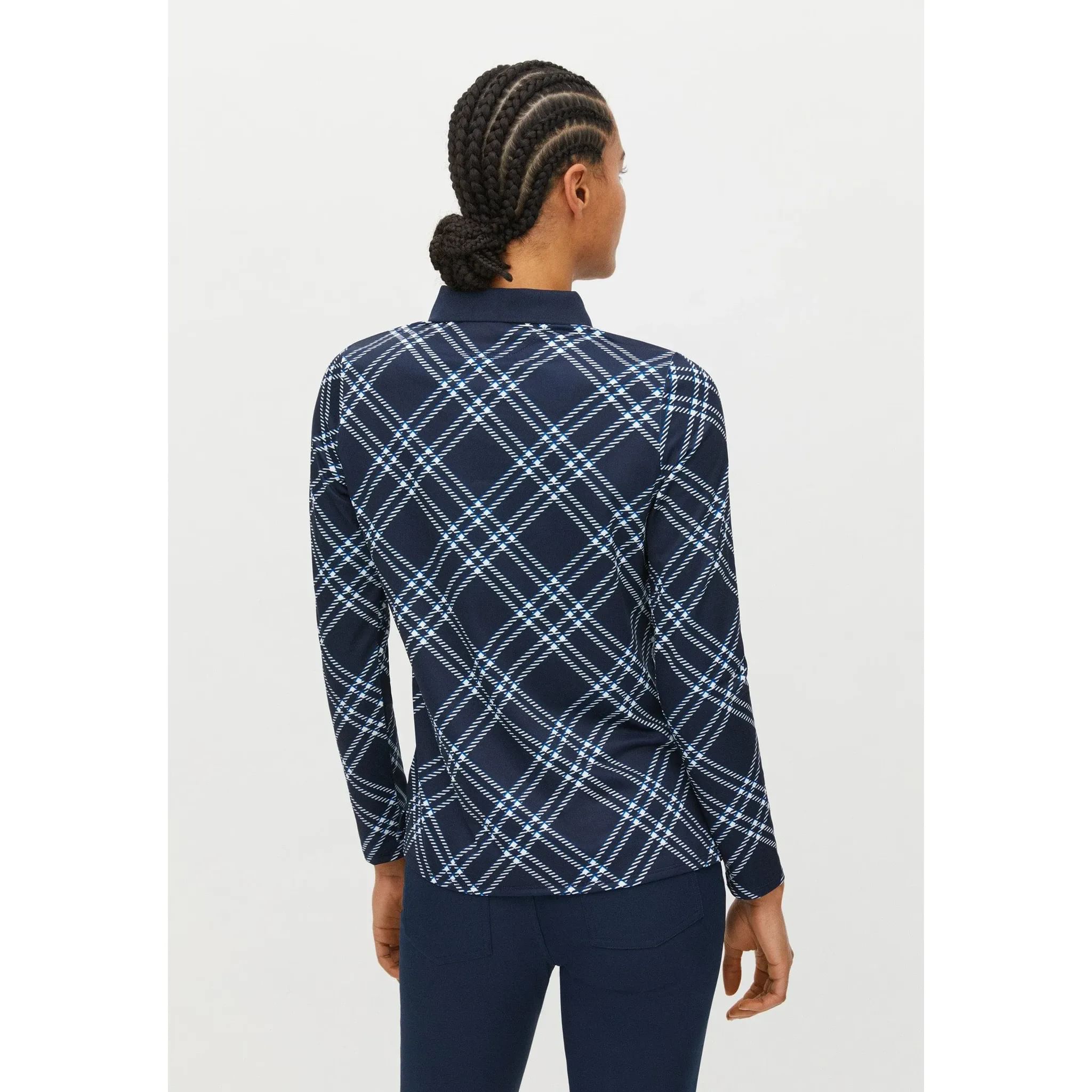 Polo da donna Röhnisch a quadri oversize