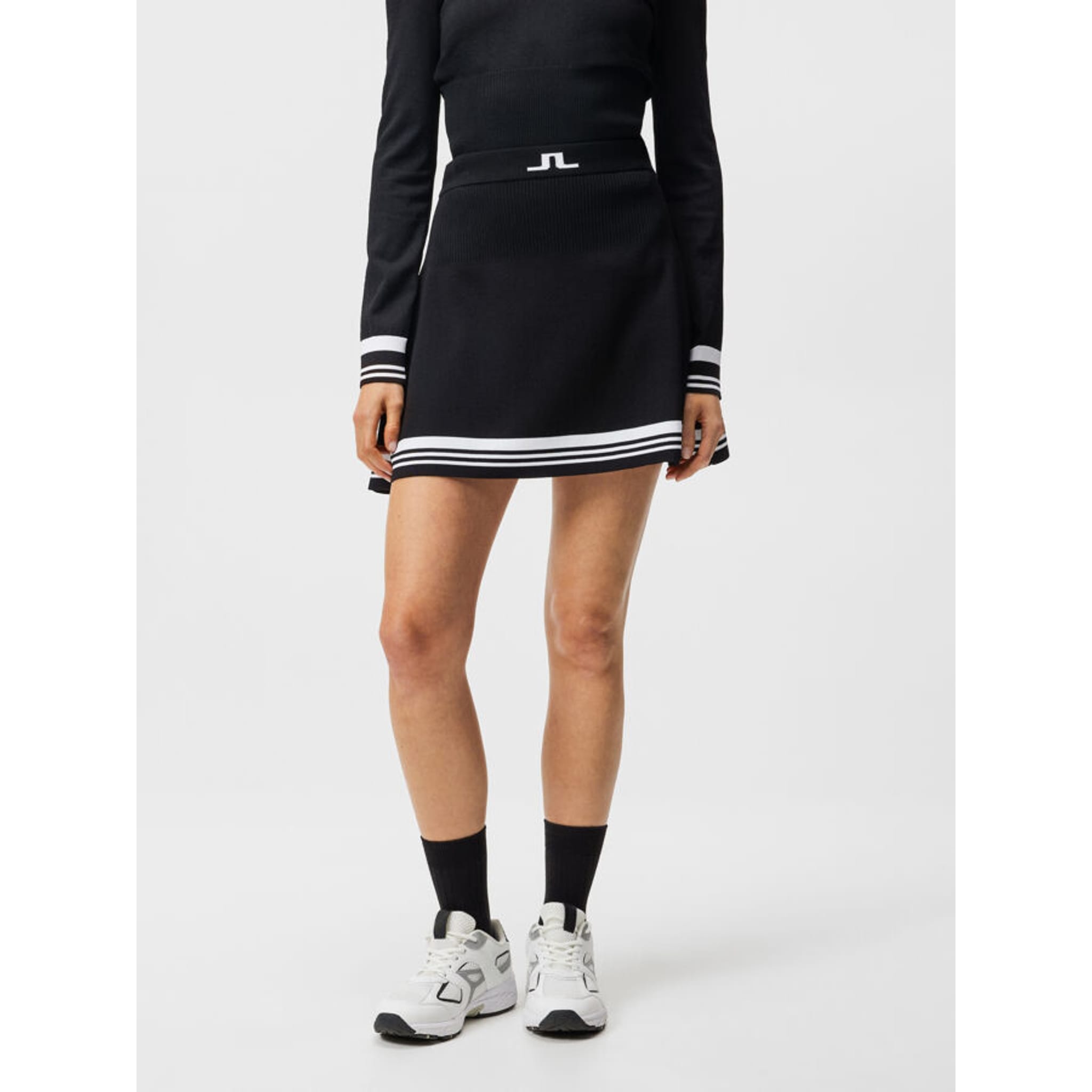 Gonna-pantalone in maglia a righe Frida di J. Lindeberg da donna