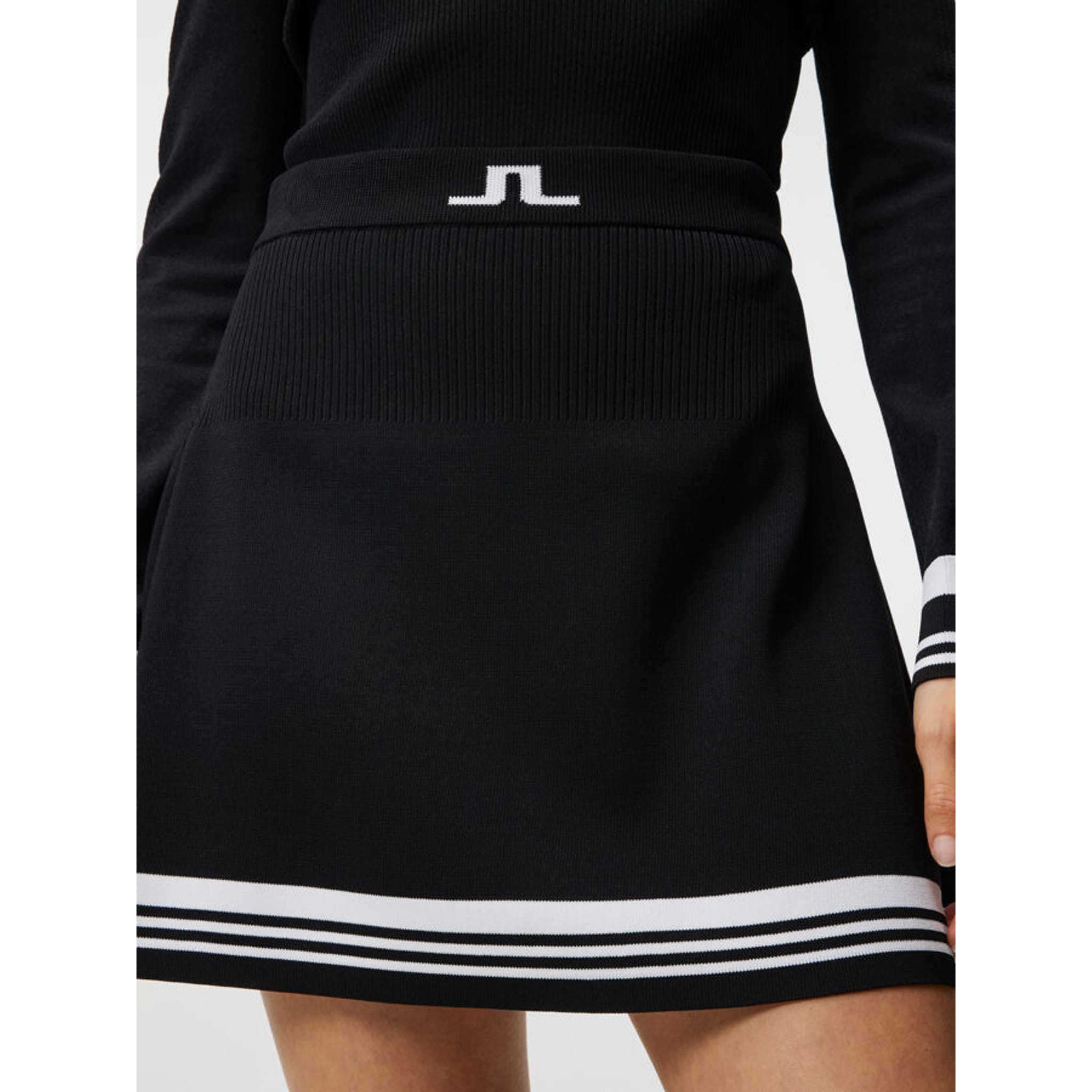 Gonna-pantalone in maglia a righe Frida di J. Lindeberg da donna