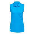Adidas Solid Polo Shirt senza maniche da donna
