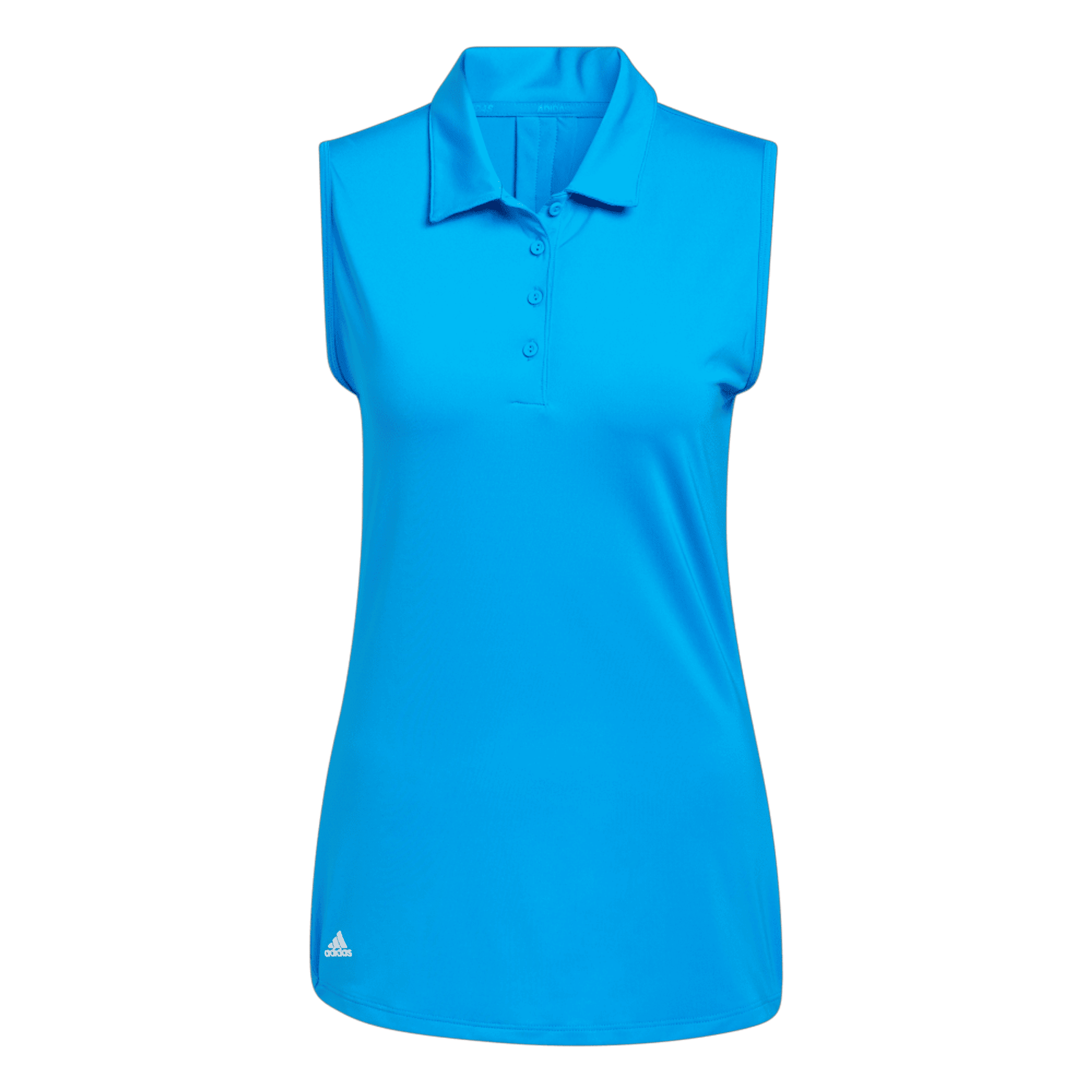Adidas Solid Polo Shirt senza maniche da donna