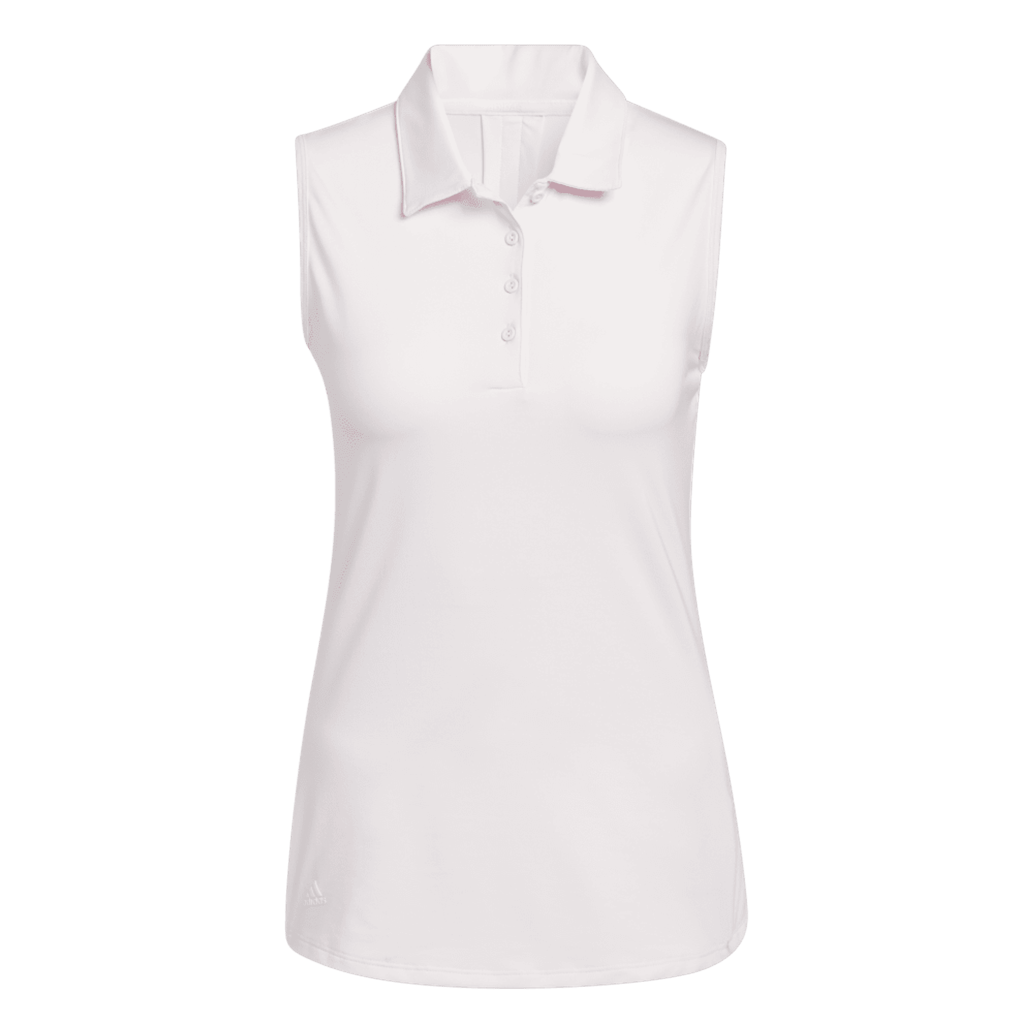 Adidas Solid Polo Shirt senza maniche da donna
