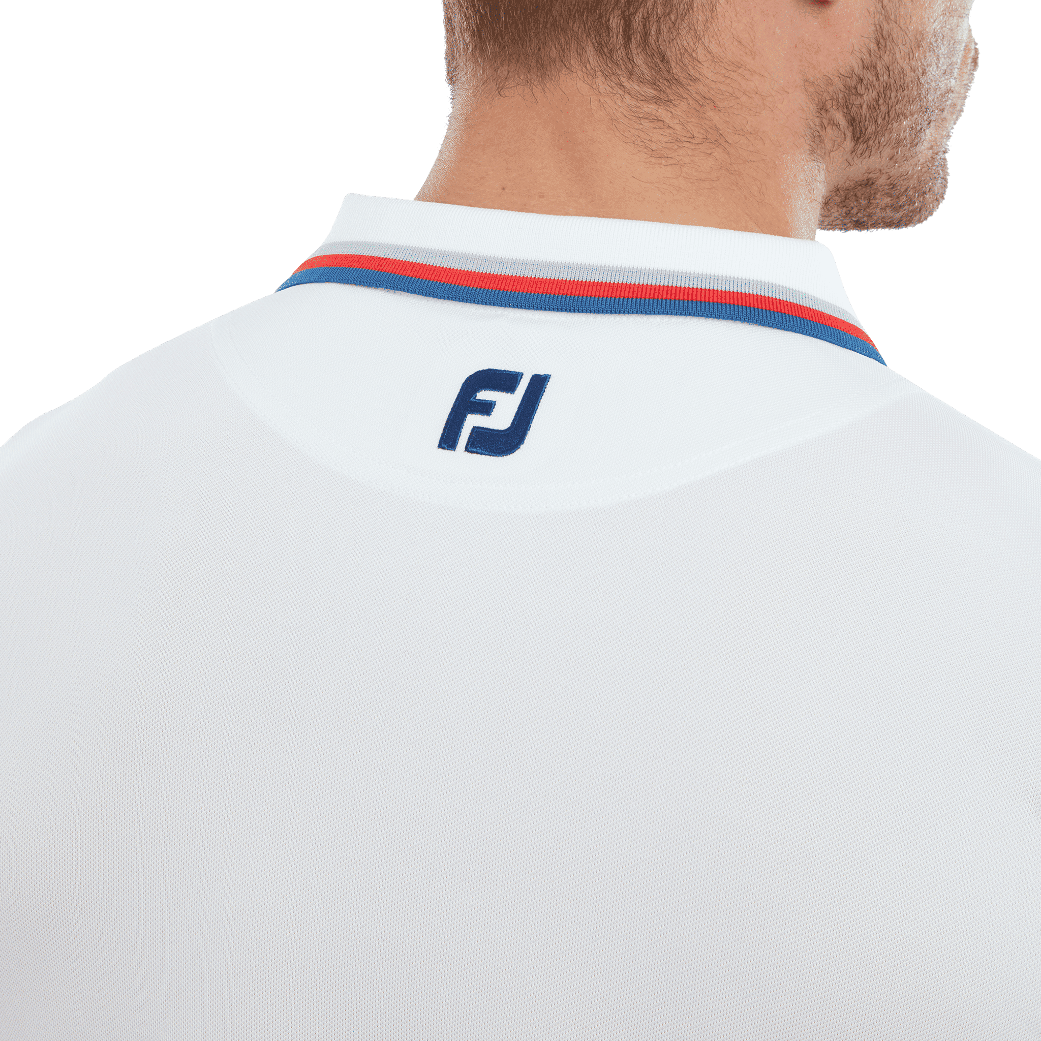 Polo da uomo con bordino solido Footjoy