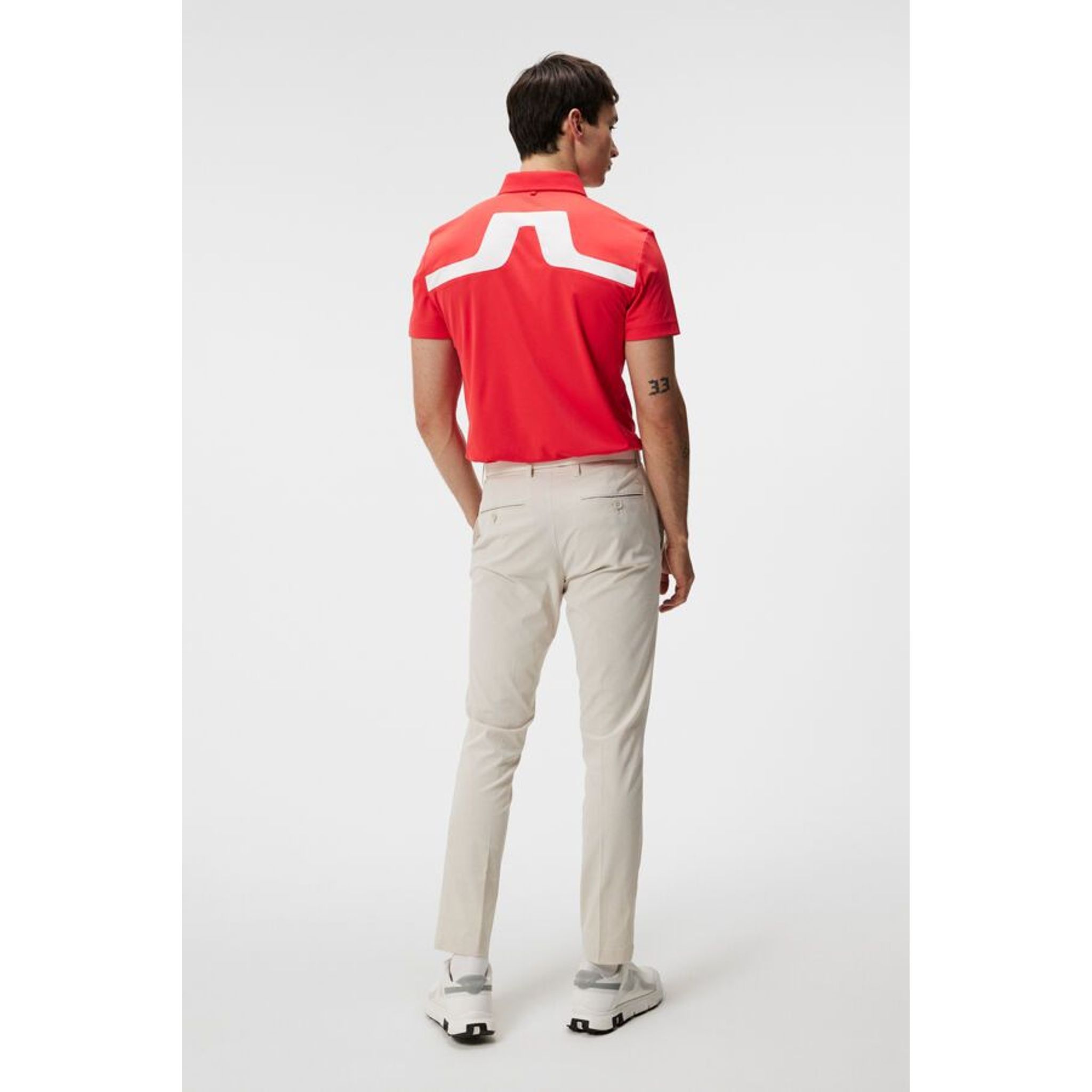 Polo da golf solida J. Lindeberg KV Tour