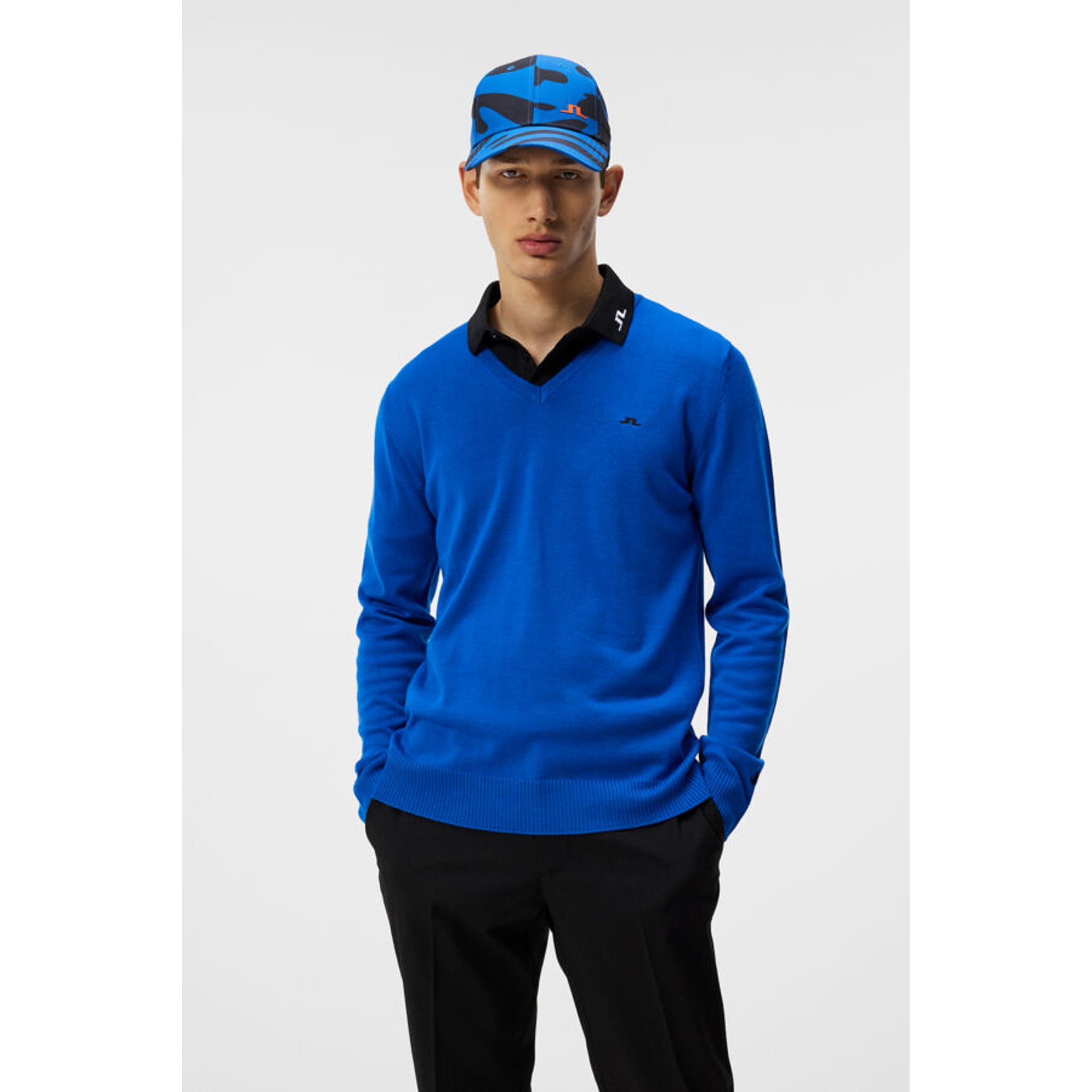 J. Lindeberg Lymann maglione lavorato a maglia da uomo