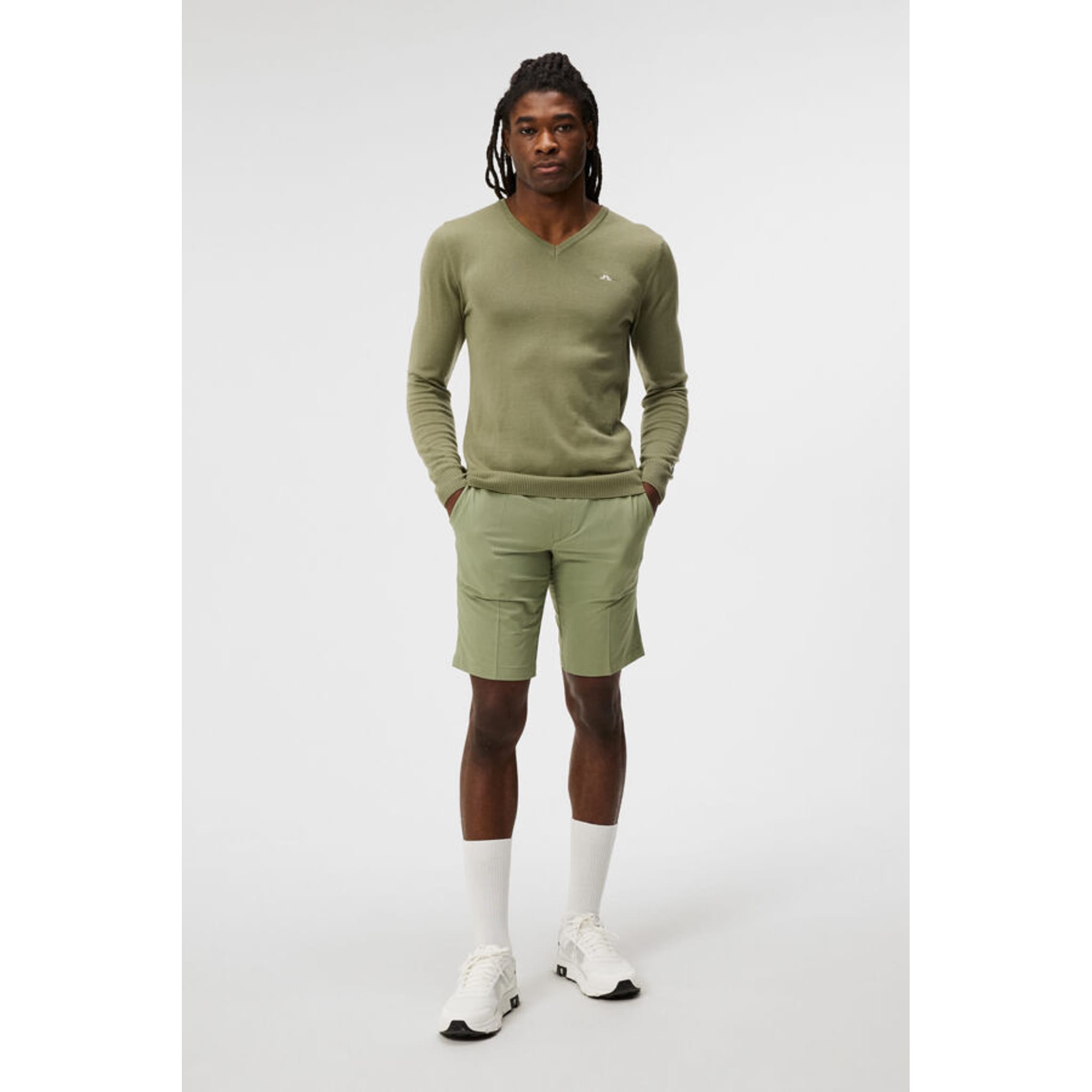 J. Lindeberg Lymann maglione lavorato a maglia da uomo