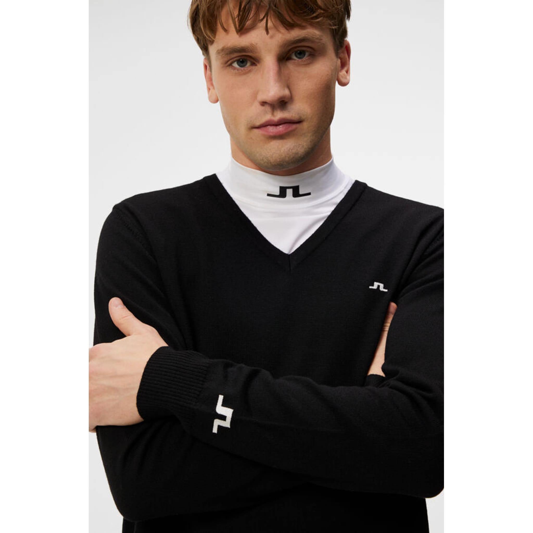 J. Lindeberg Lymann maglione lavorato a maglia da uomo