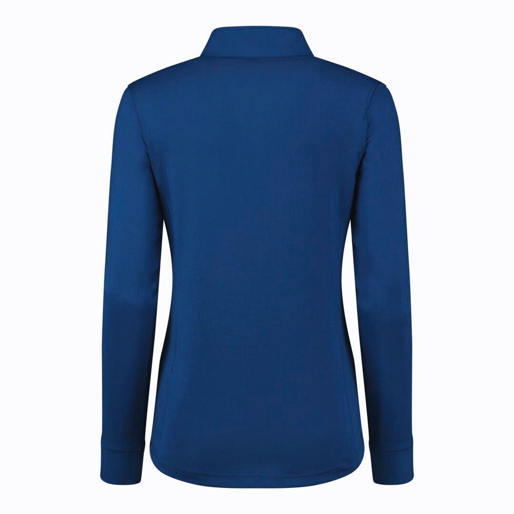 Polo sportiva quotidiana mezzo collo a maniche lunghe da donna Spectrum Blue da donna