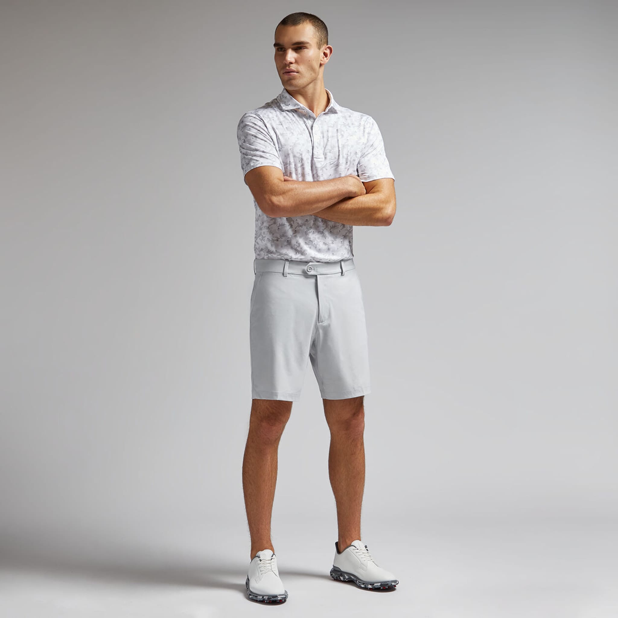 Polo da uomo GFORE Mapped Icon Camo Tech