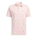 Polo da golf adidas jacquard da uomo
