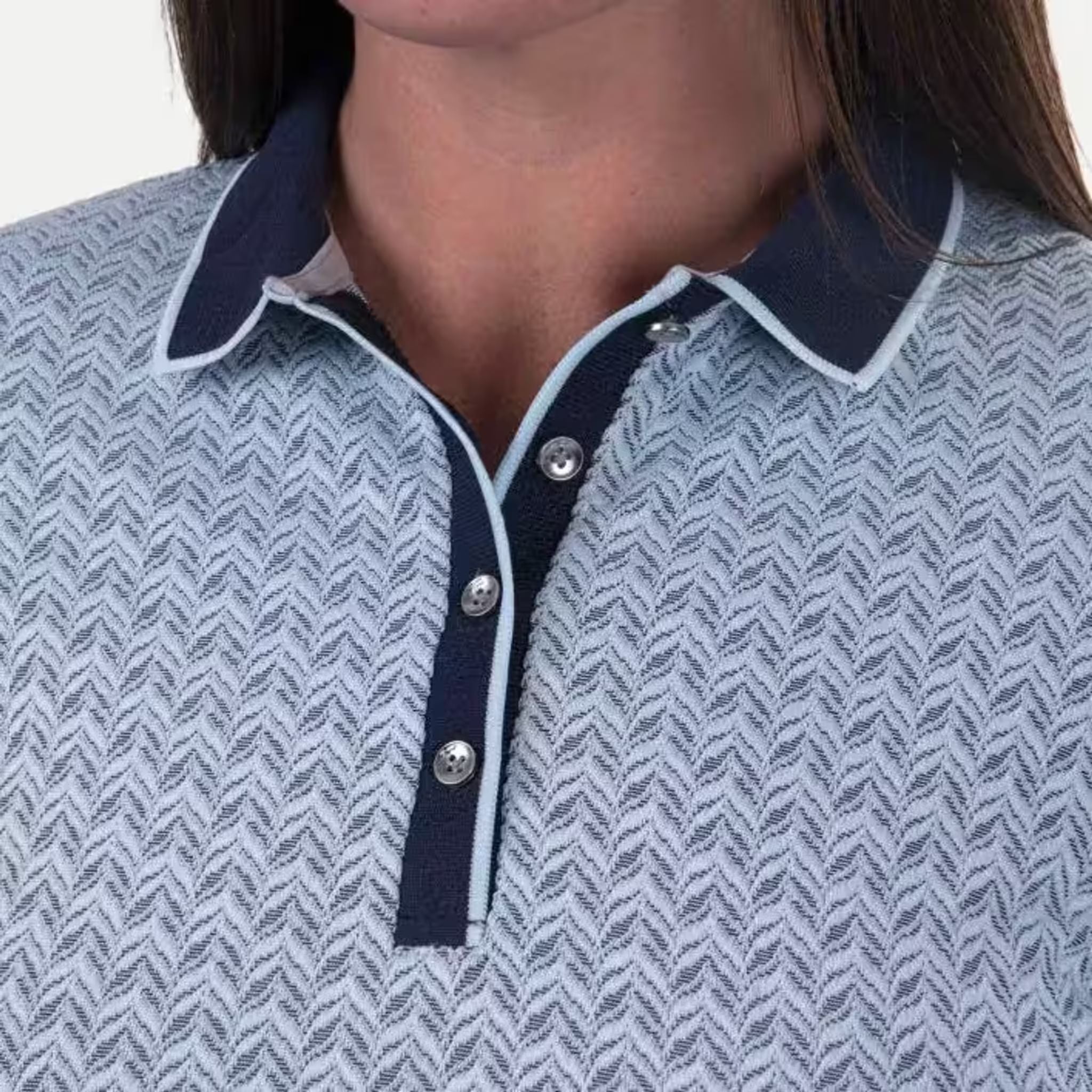 Polo da golf da donna Kjus Ella Structure S/S