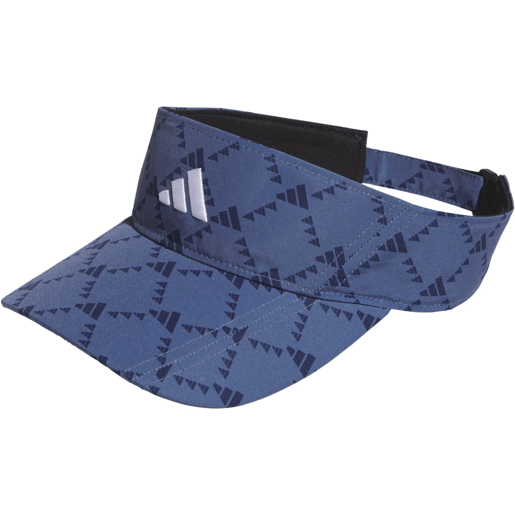 Berretto con visiera da fairway con stampa monogramma Adidas da donna