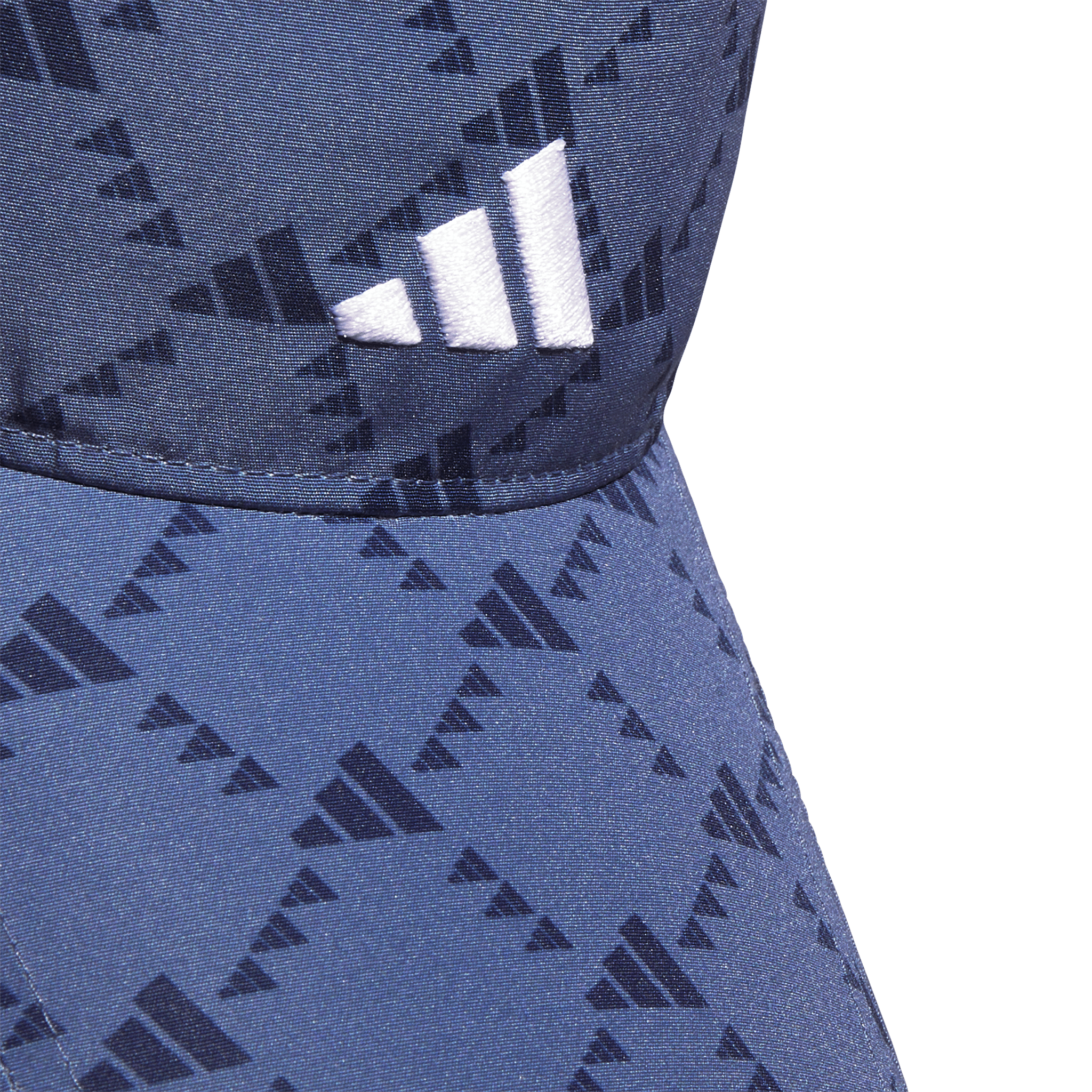 Berretto con visiera da fairway con stampa monogramma Adidas da donna